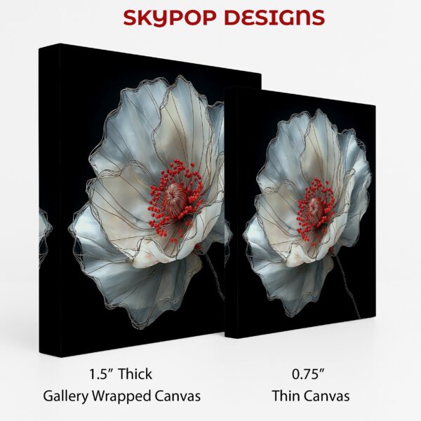 White Poppy Art