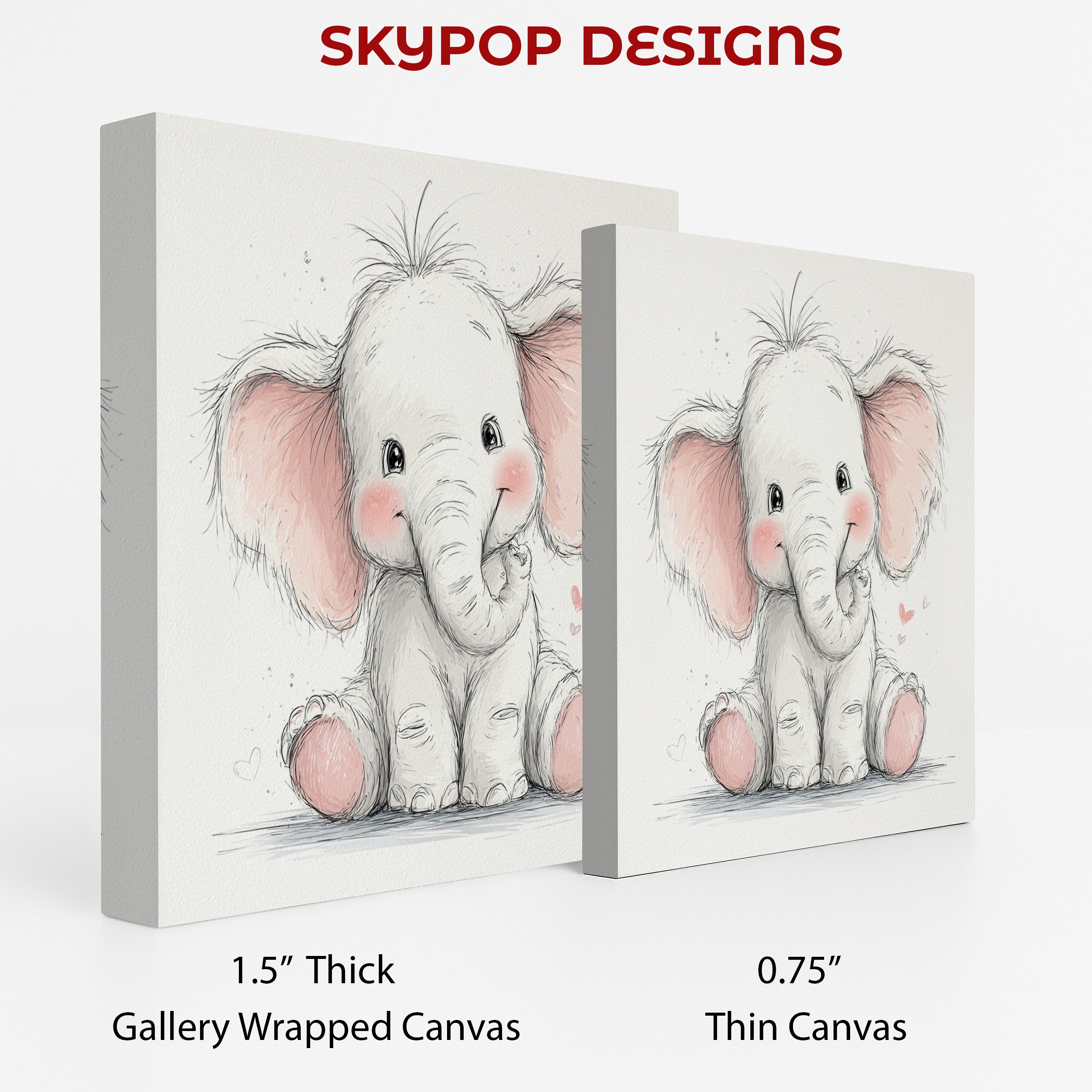 2.jpg Baby Elephant Art