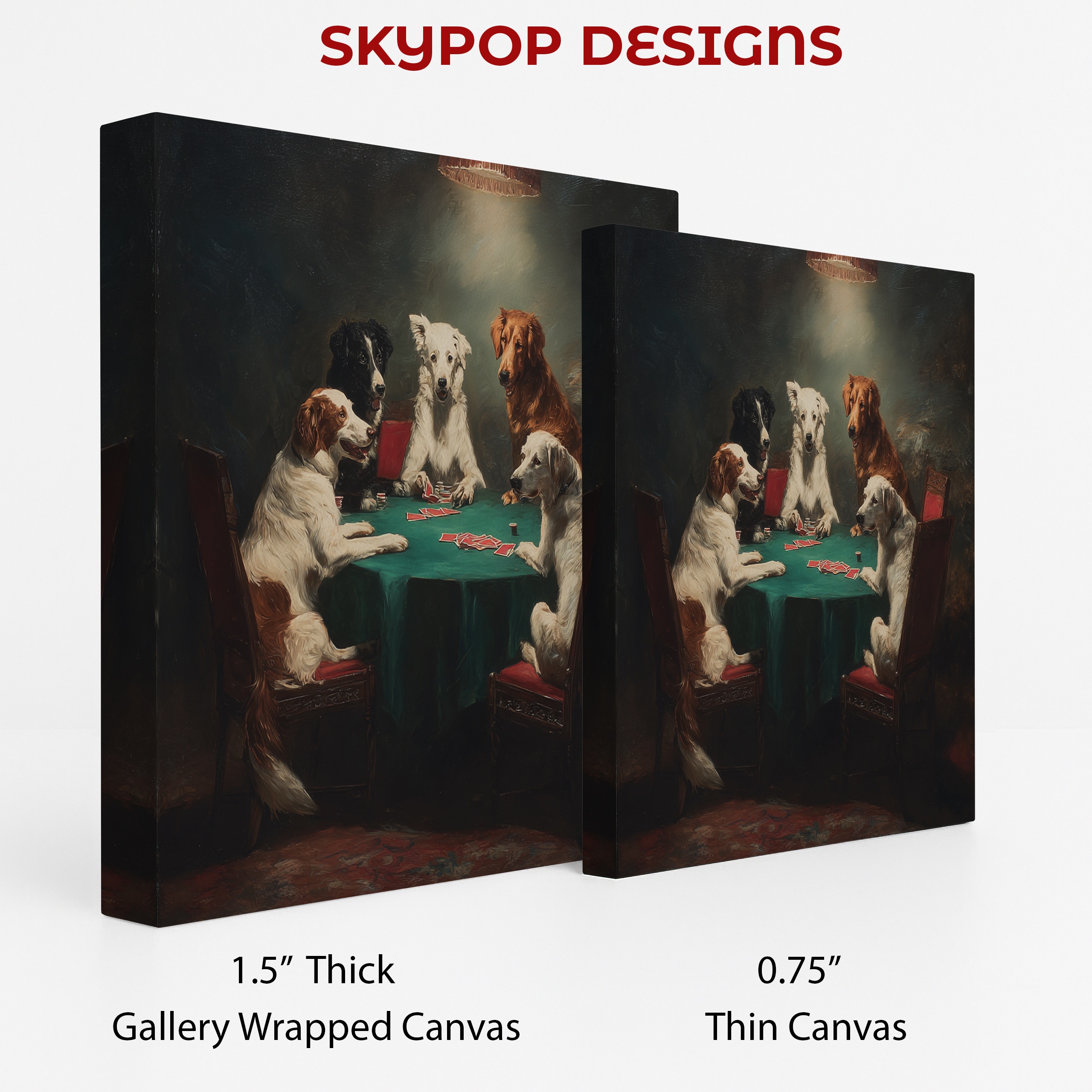 2.jpg Dogs Playing Poker Art