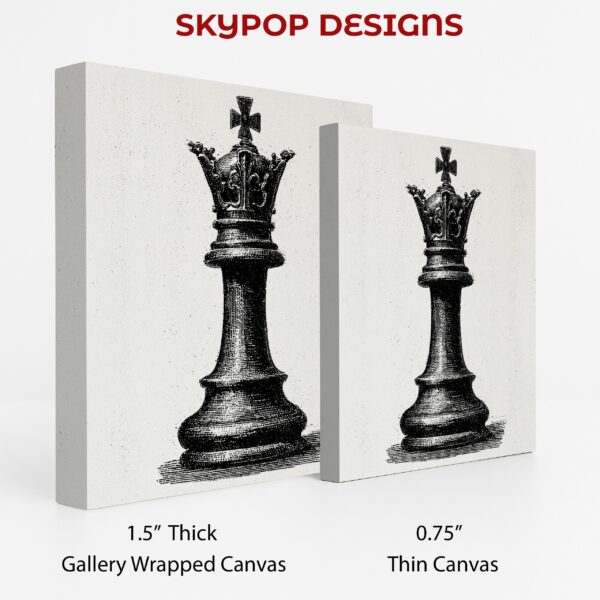 Queen Chess Piece Art