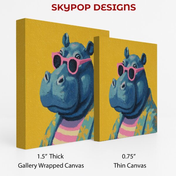 Hippo Sunglasses Art