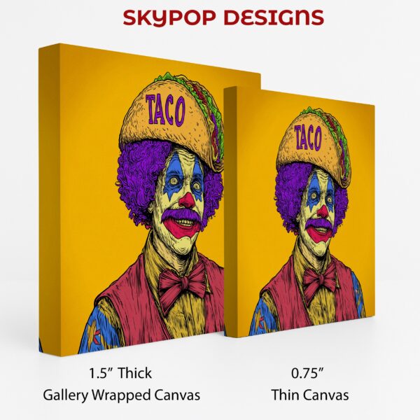 Taco Clown Art