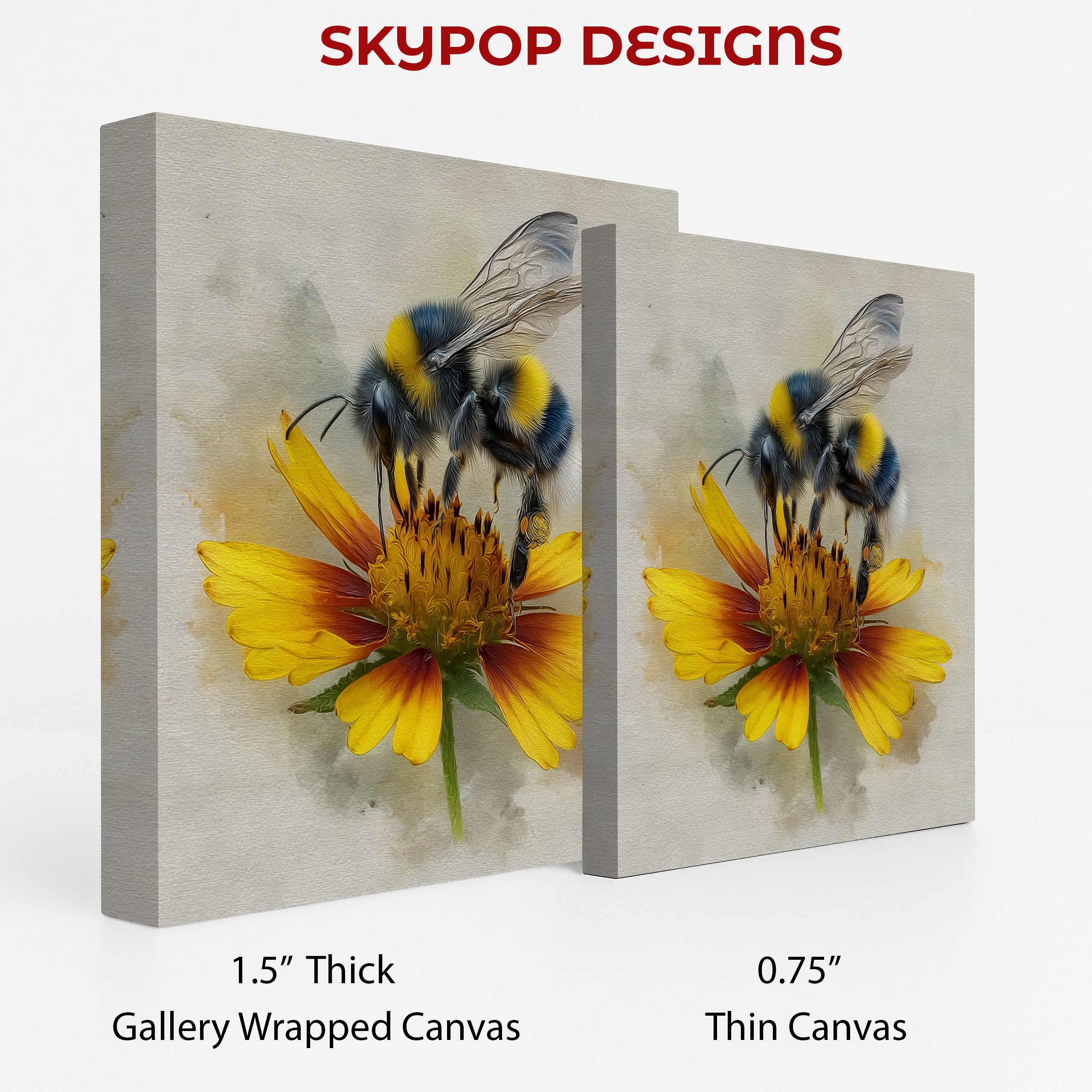 2.jpg Bee Flower Art