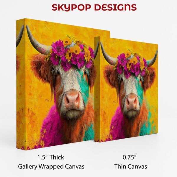 Highland Cow Art