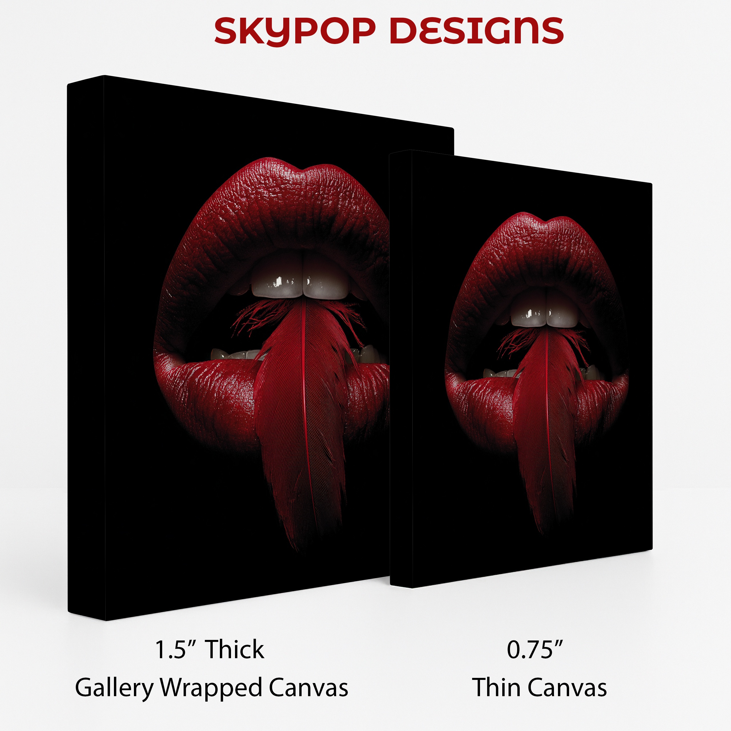 2.jpg Scarlet Feather Lips Art