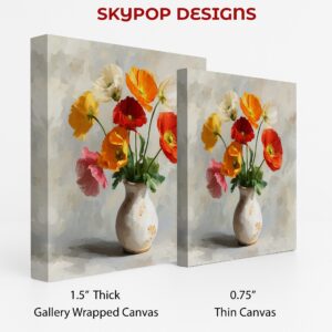 Vibrant Poppy Bouquet Art