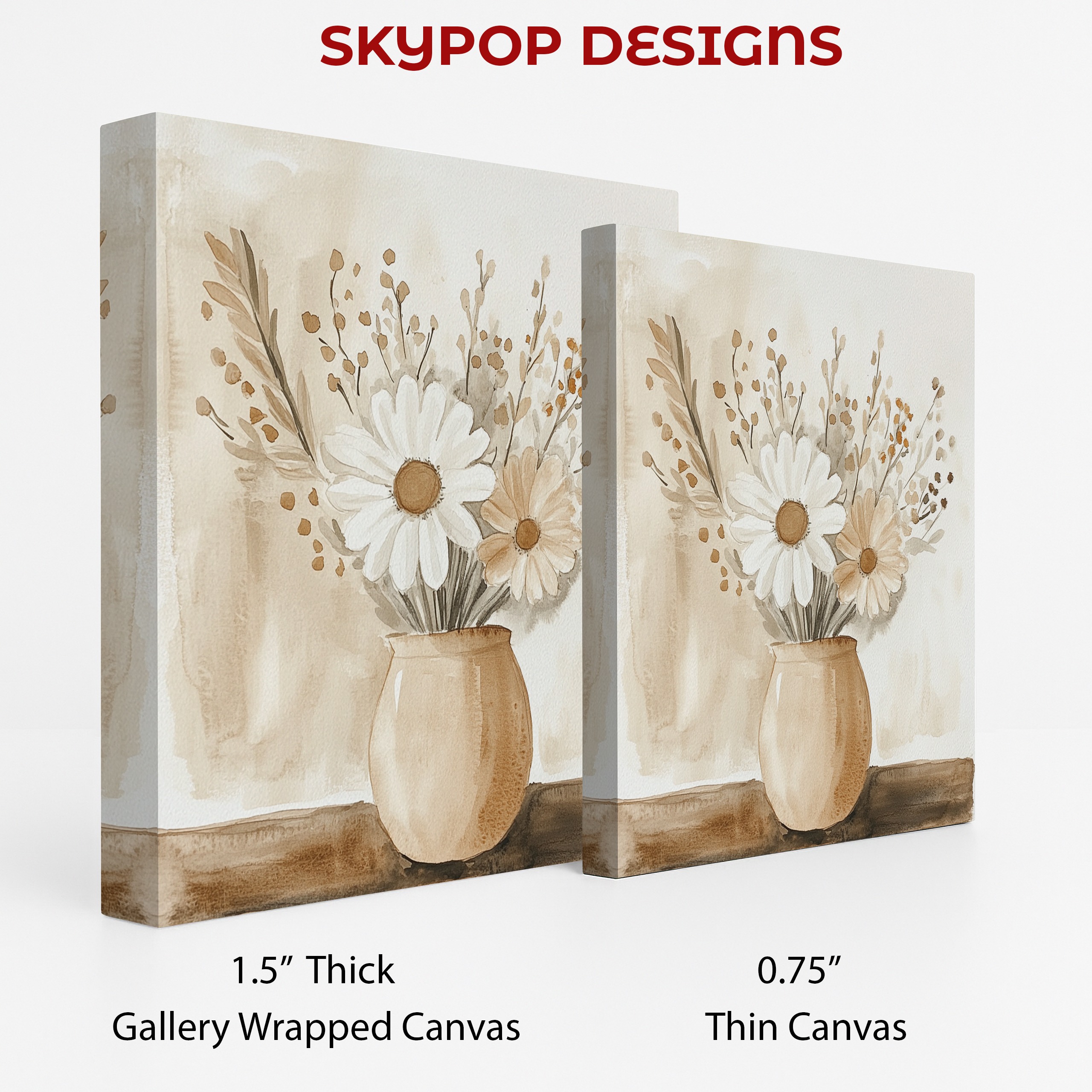 2.jpg Rustic Daisy Bouquet Art
