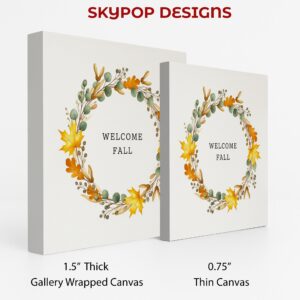 Autumn Wreath Welcome Art