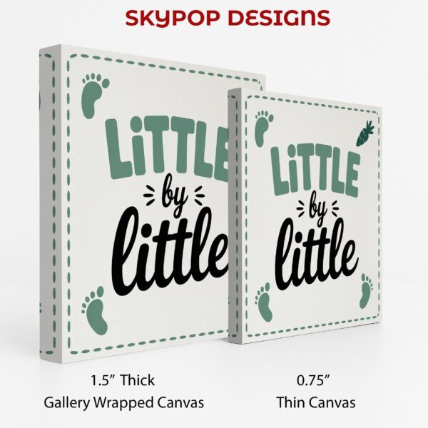 Little By Little Baby Footprint Art