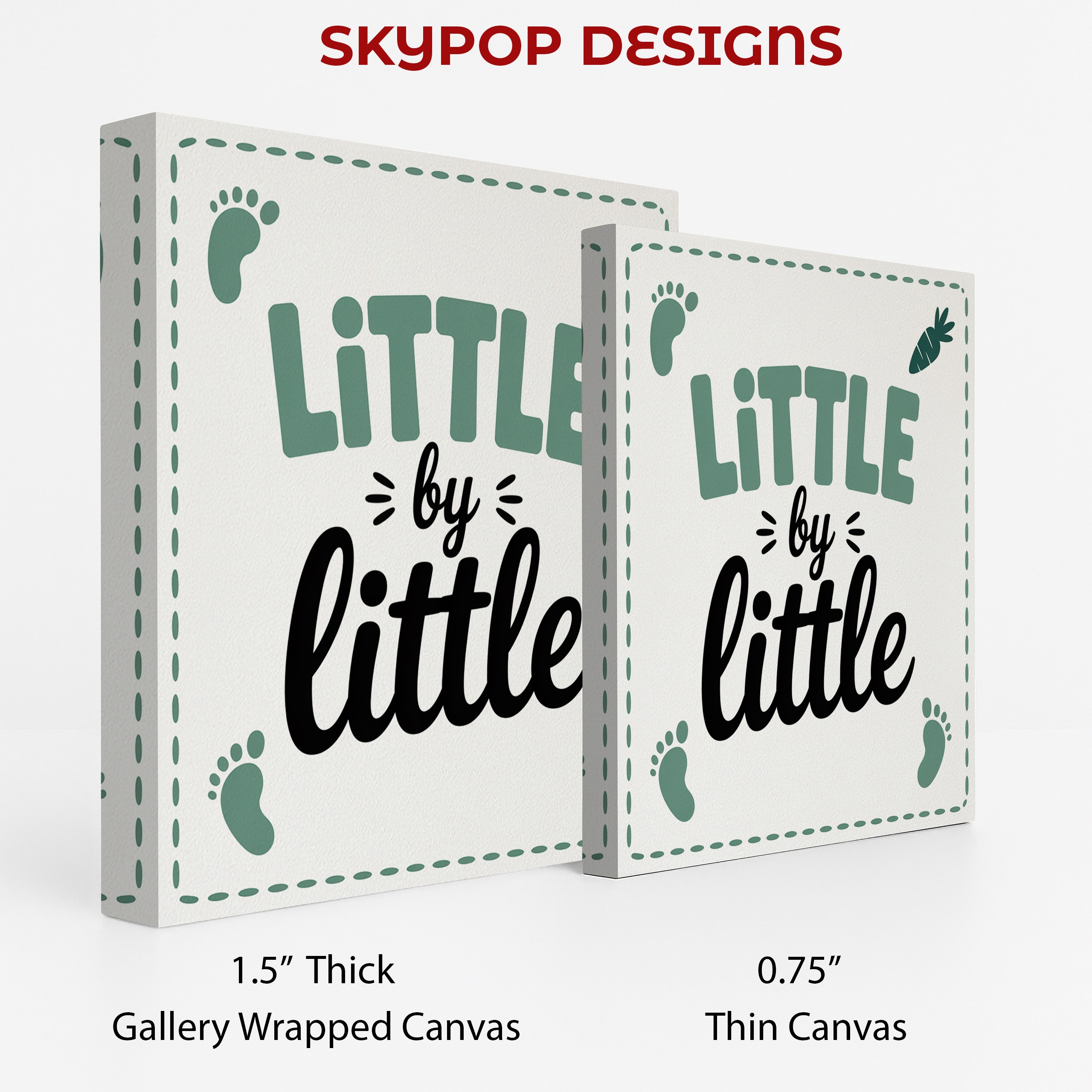 2.jpg Little By Little Baby Footprint Art