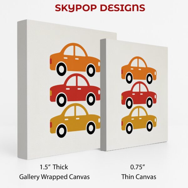 Colorful Retro Car Art