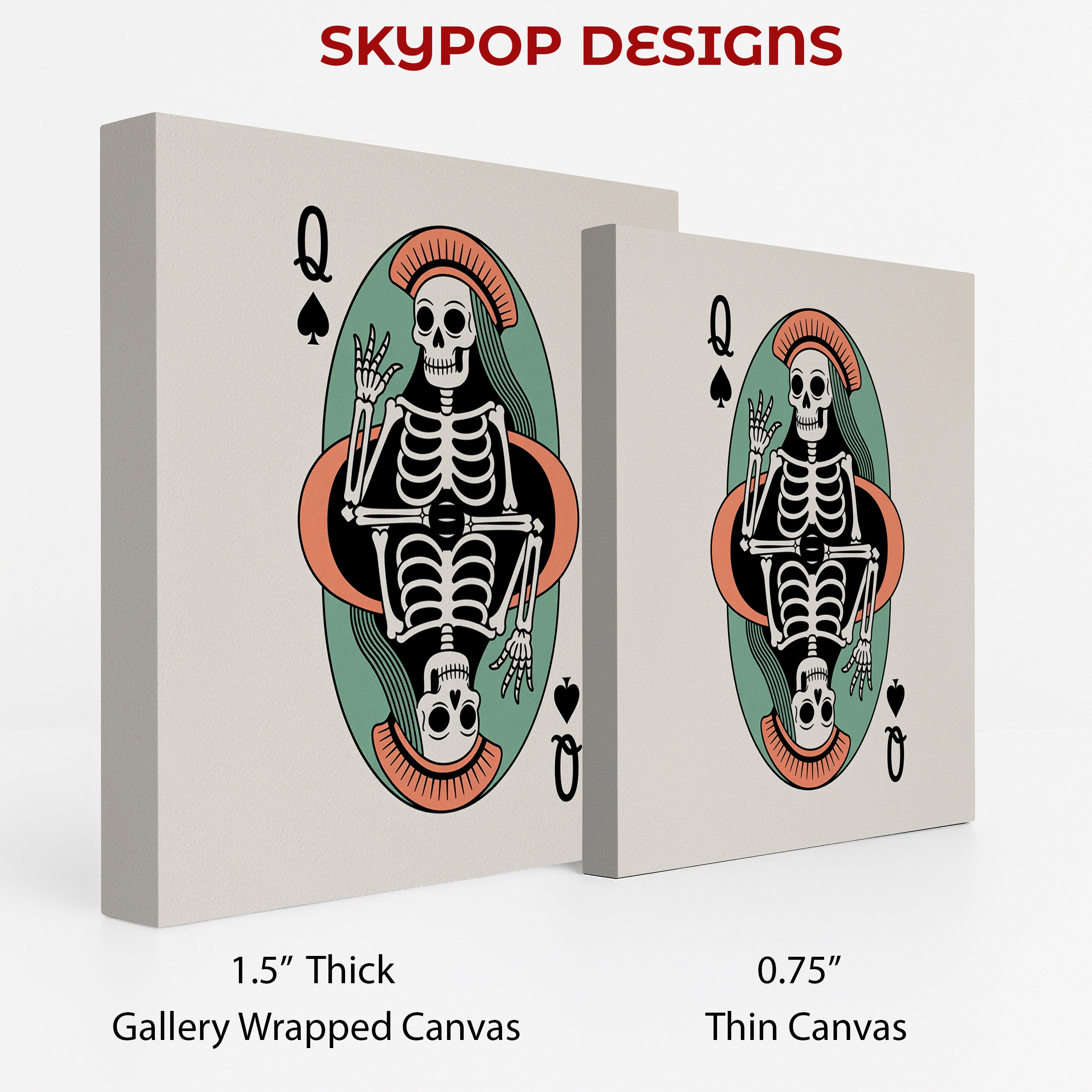 2.jpg Skeleton Playing Card Art
