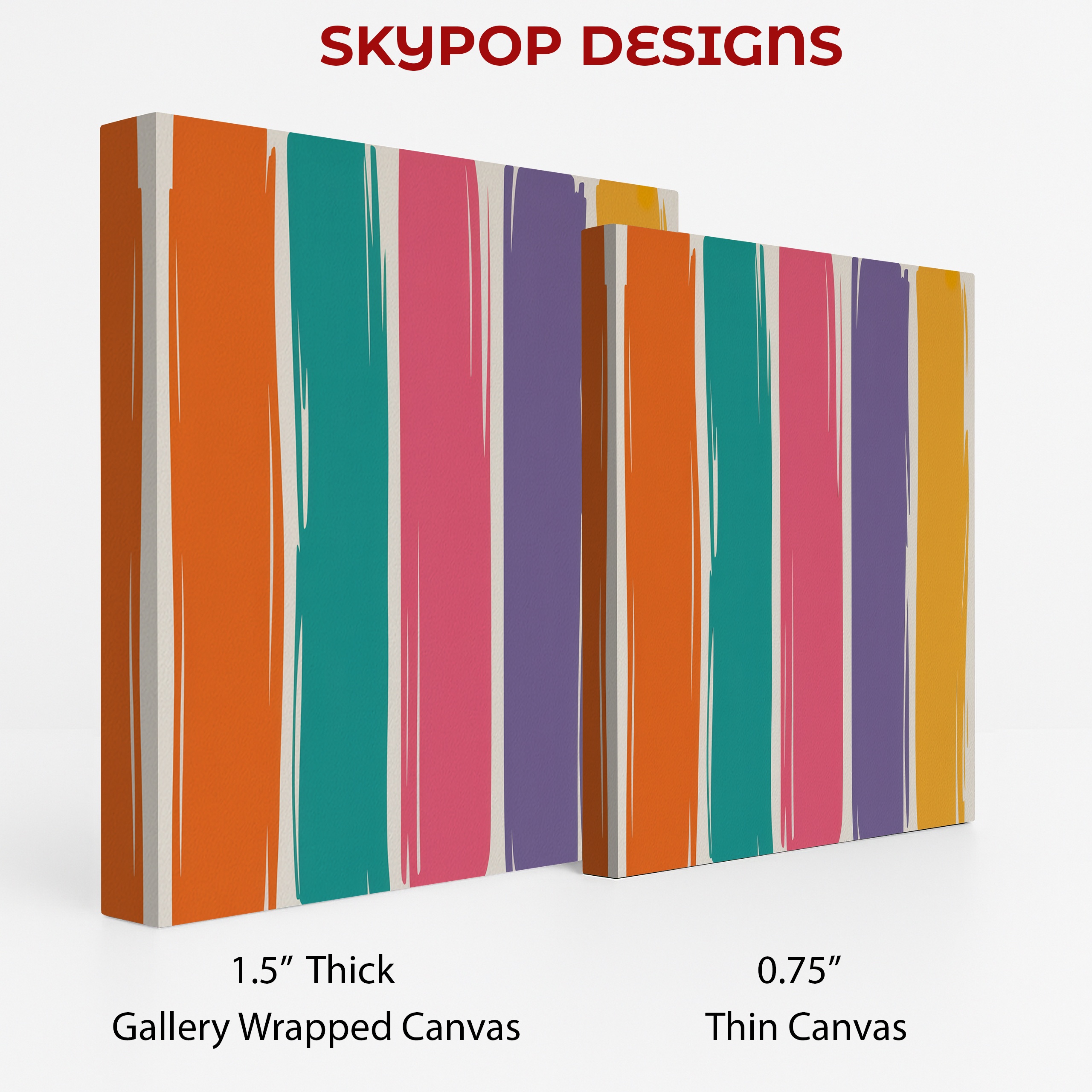 2.jpg Vibrant Stripes Art