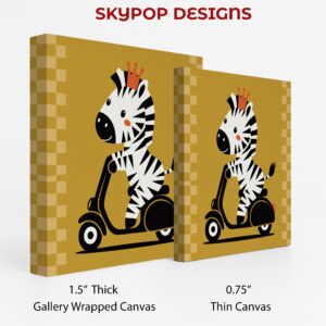 Zebra Scooter Art