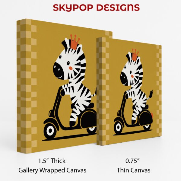 Zebra Scooter Art