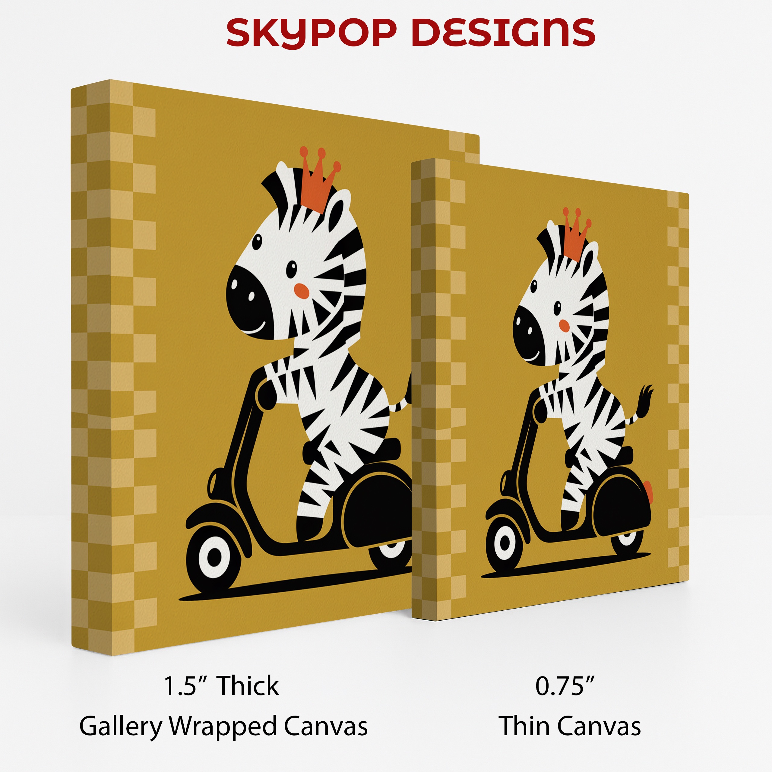 2.jpg Zebra Scooter Art