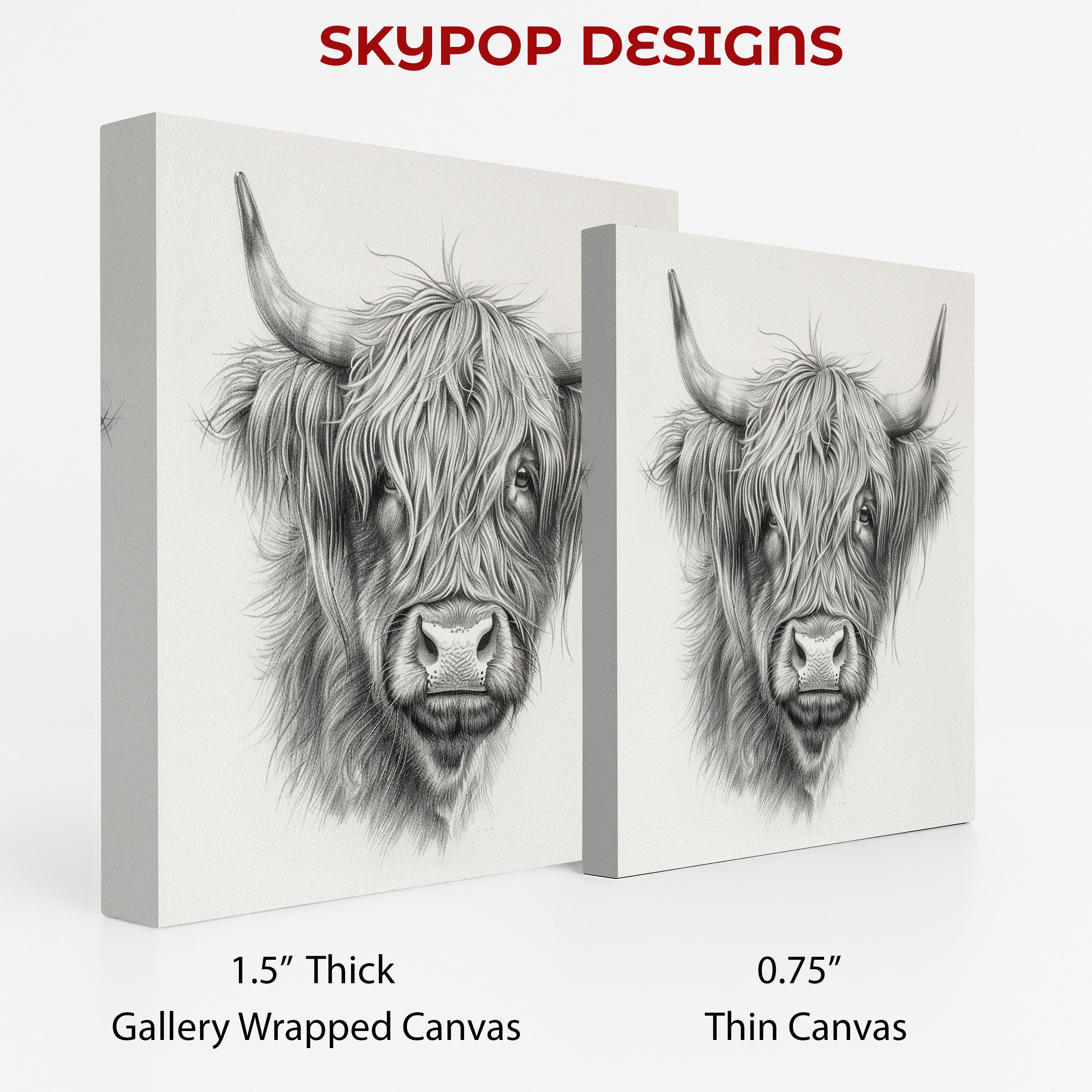 2.jpg Highland Cow Art