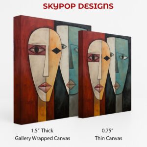 Abstract Faces of Expression Art