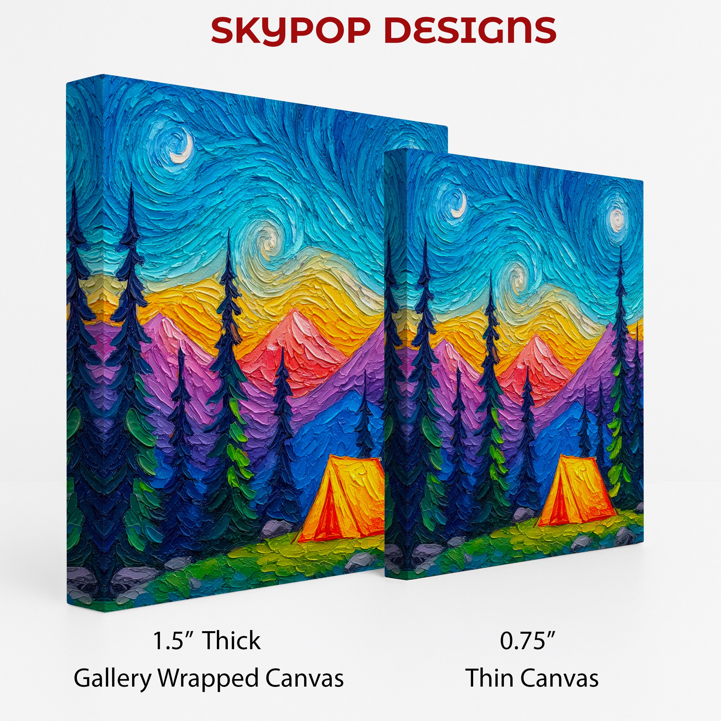 2.jpg Starry Night Camping Art