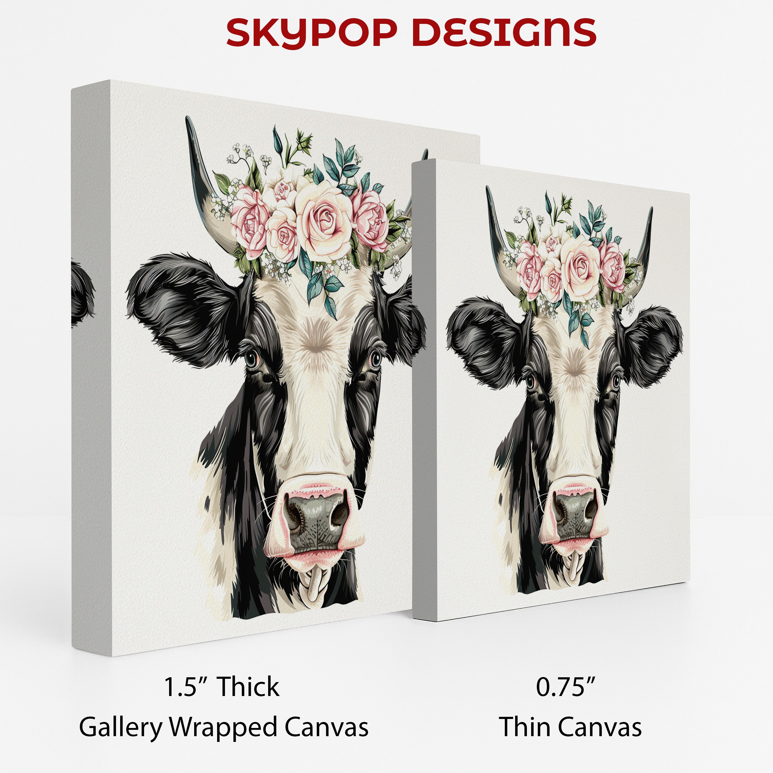 2.jpg Cow Flower Crown Art