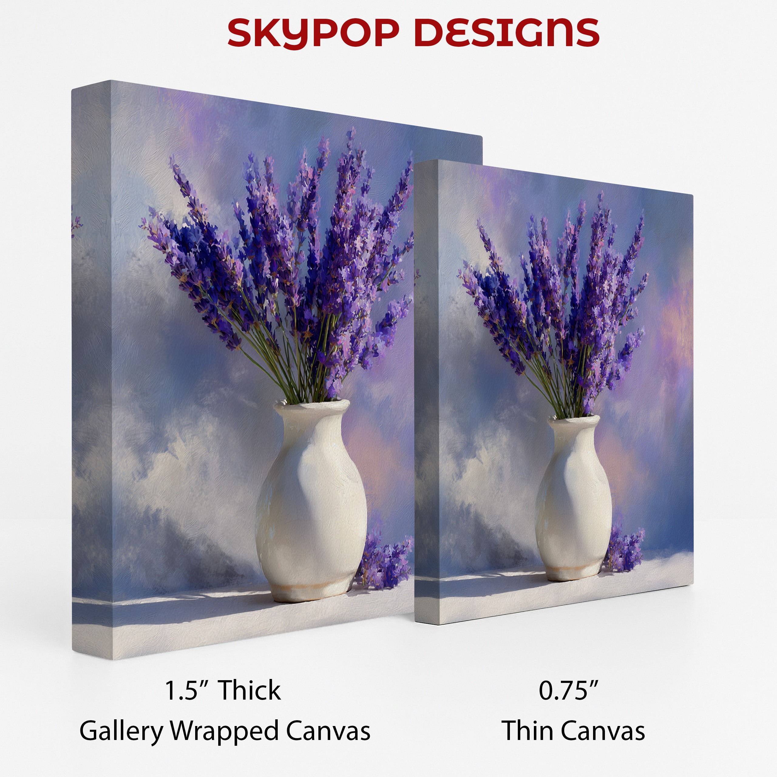 2.jpg Lavender Vase Art