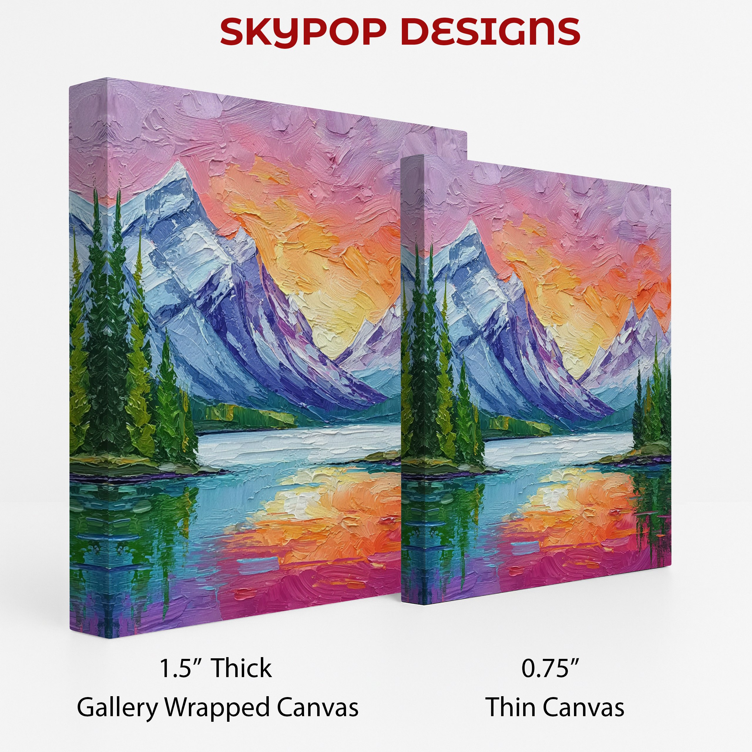 2.jpg Mountain Sunset Lake Art