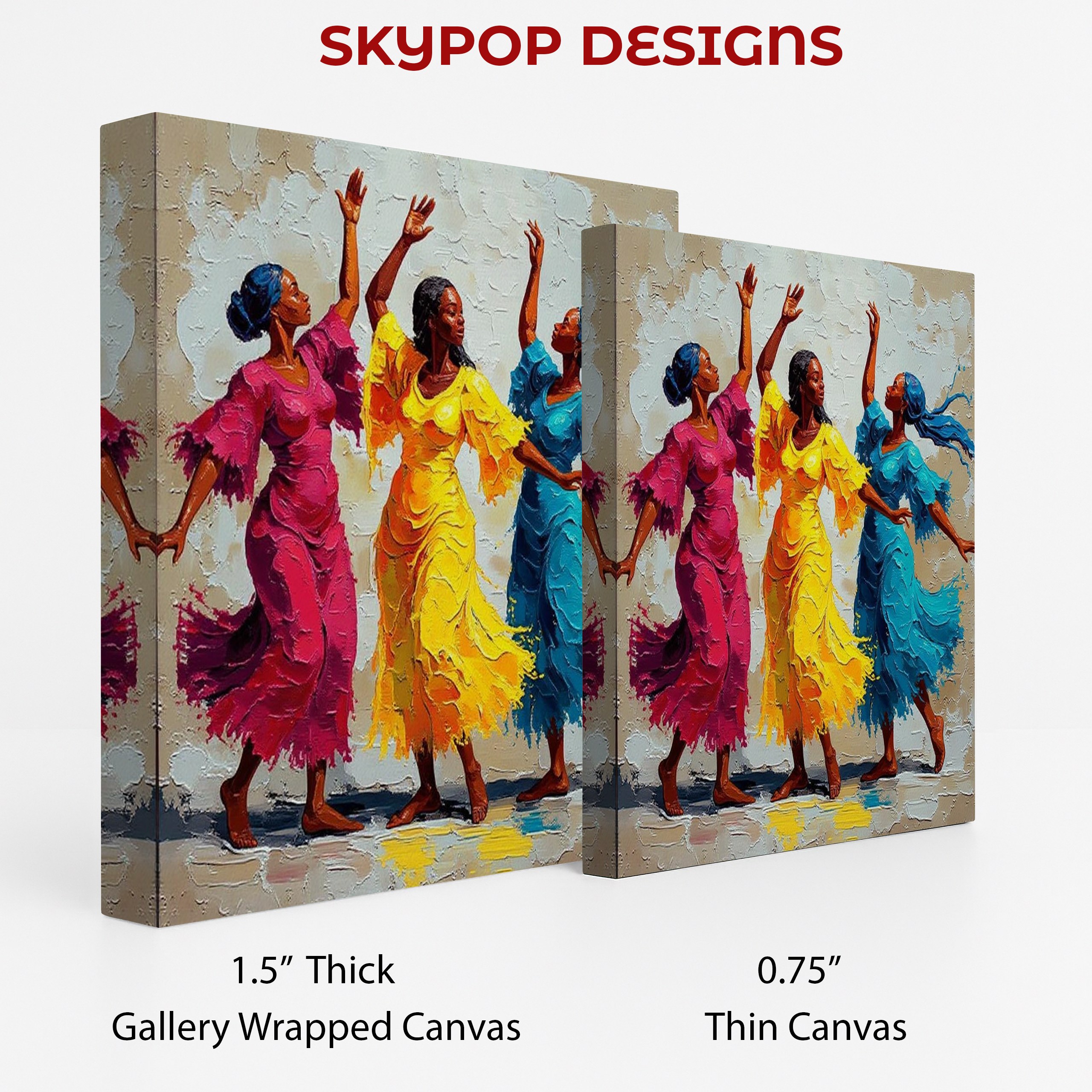 2.jpg Colorful Dancing Women Art