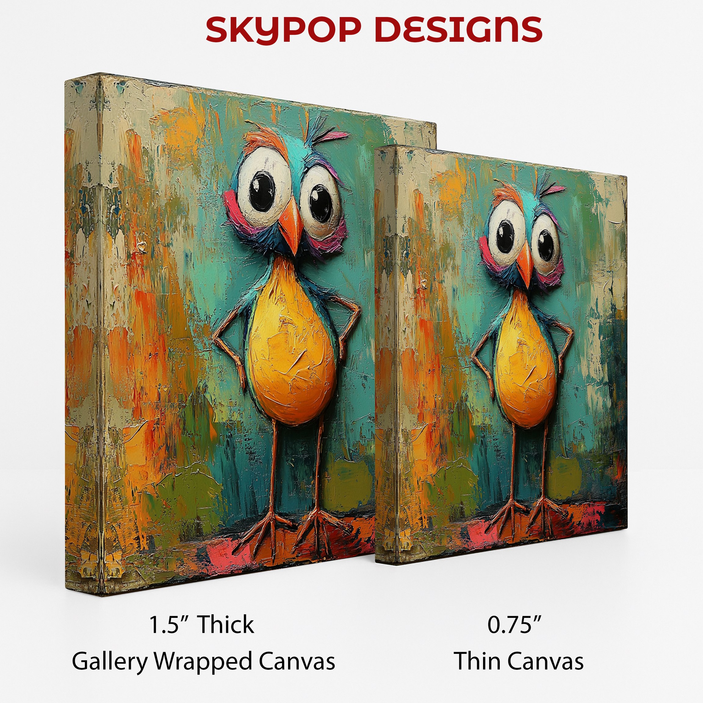 2.jpg Colorful Owl Art