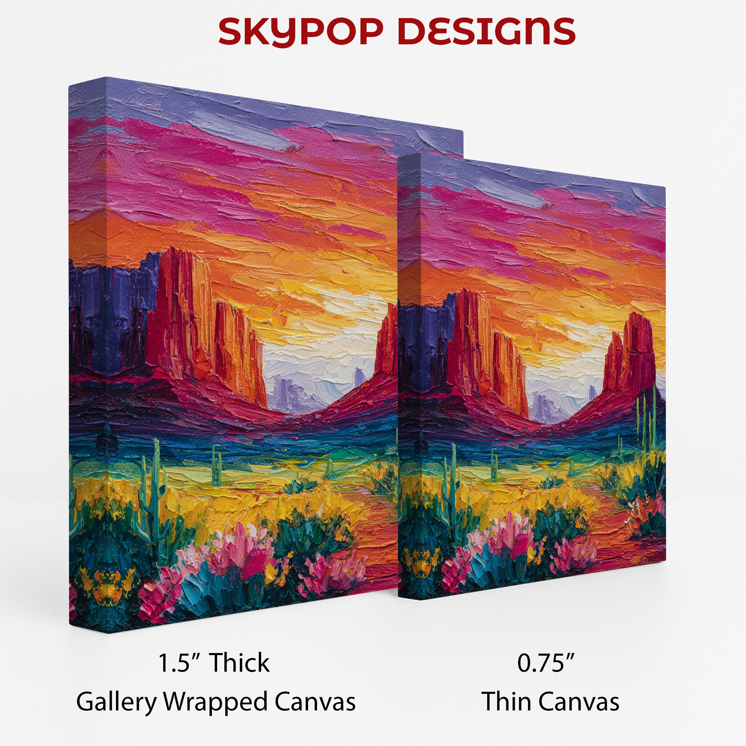 2.jpg Desert Sunset Canyon Art