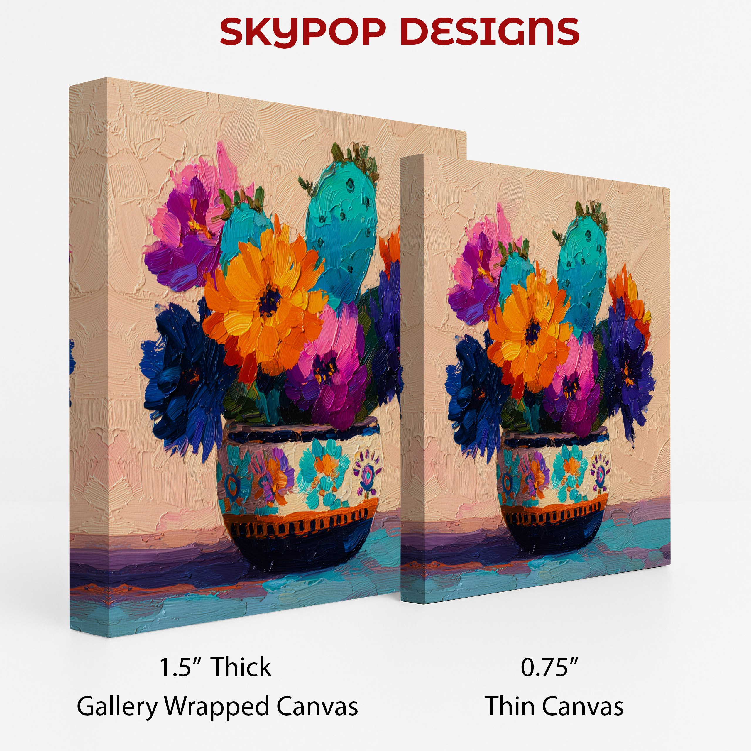 2.jpg Vibrant Cactus Bouquet Art