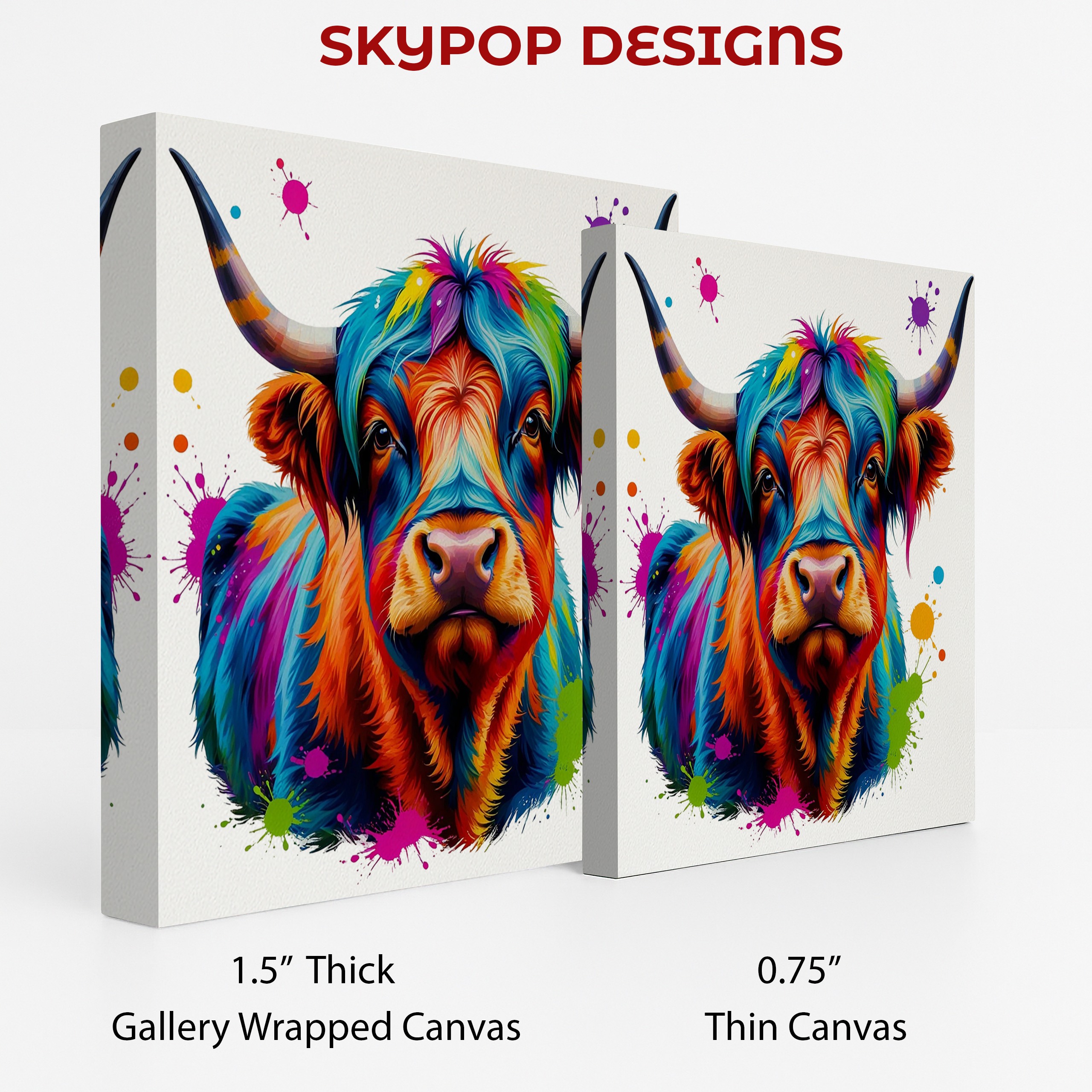 Highland Cow Art