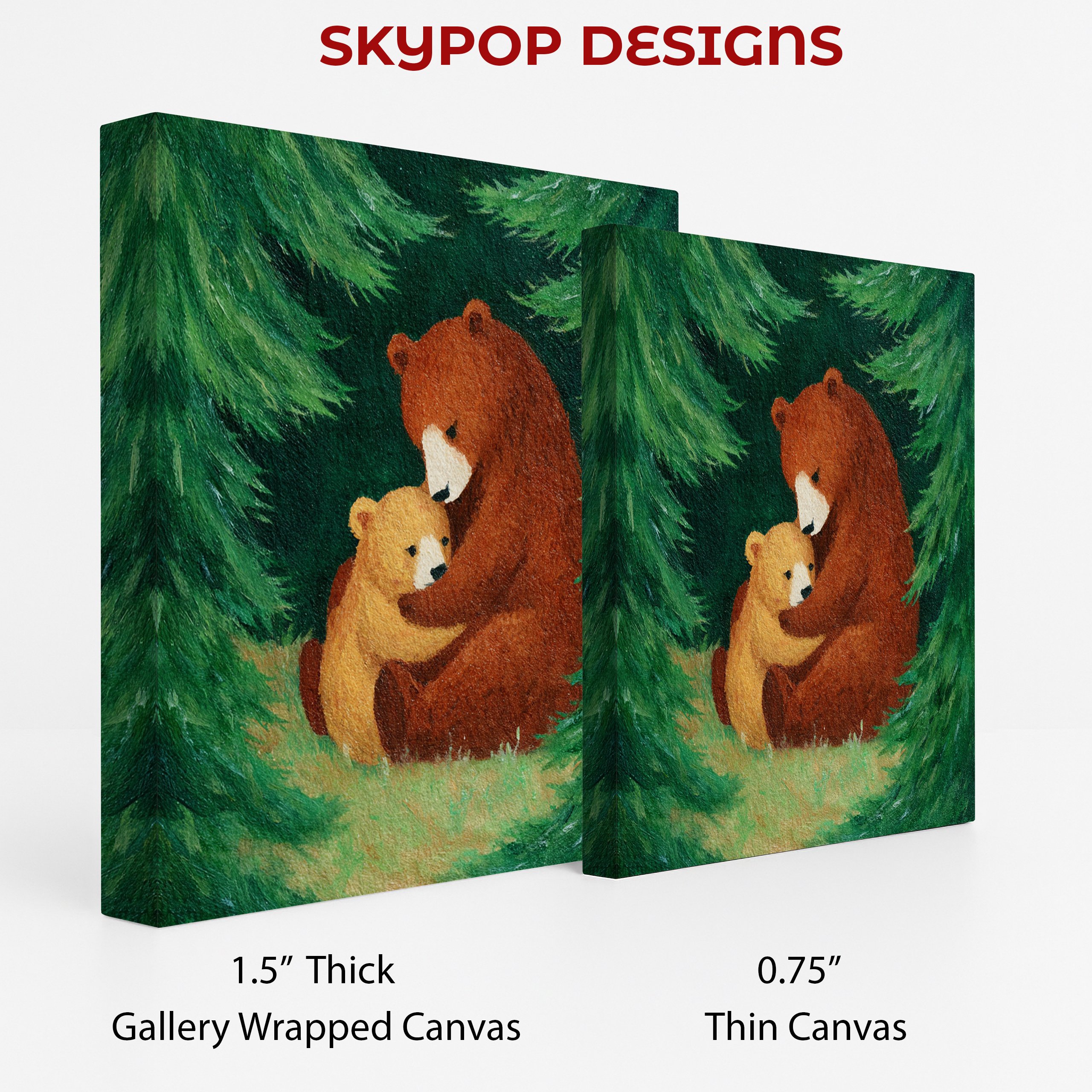 2.jpg Mother and Baby Bear Art