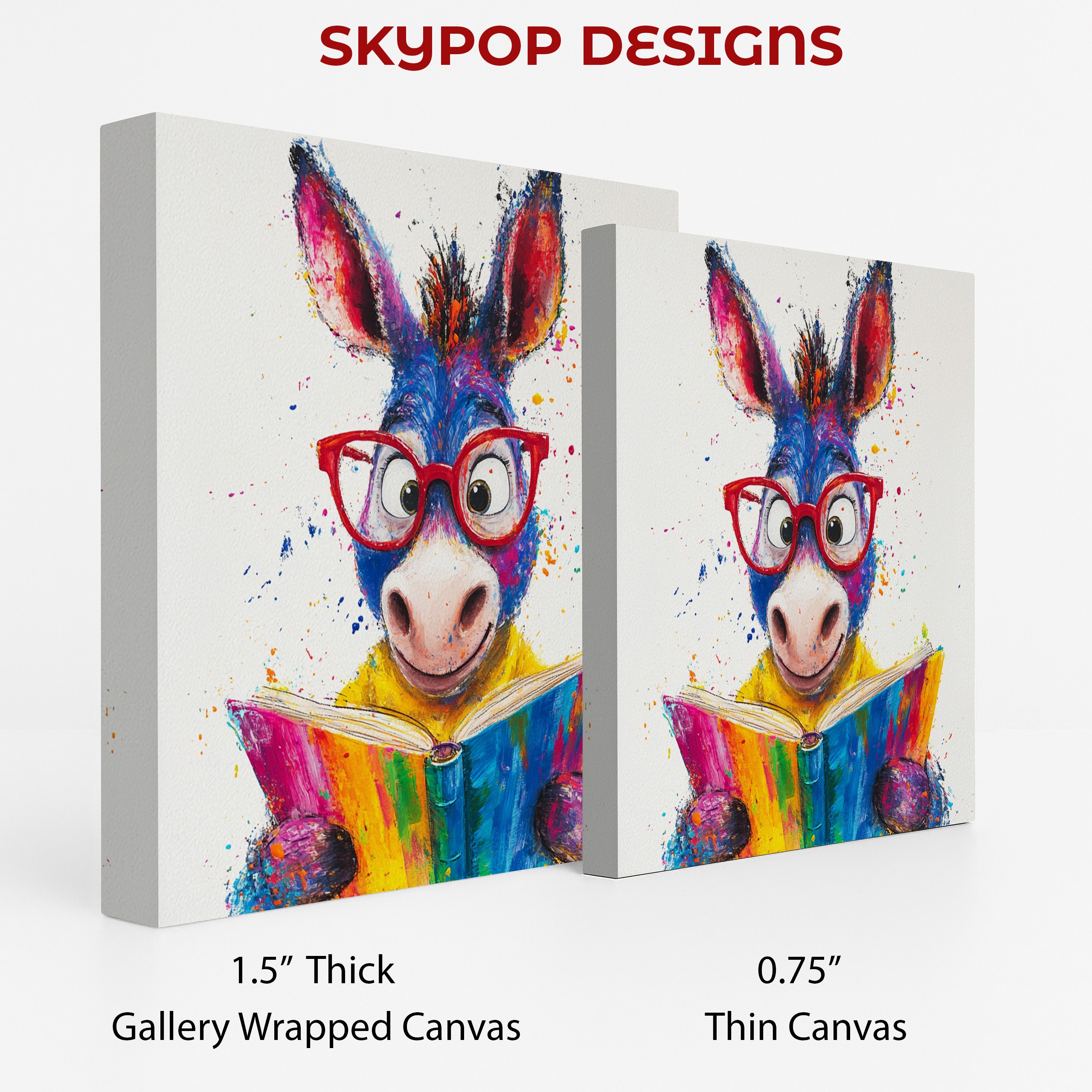 2.jpg Colorful Donkey Art