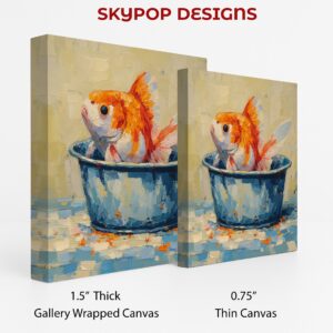 Goldfish Bowl Painting Art