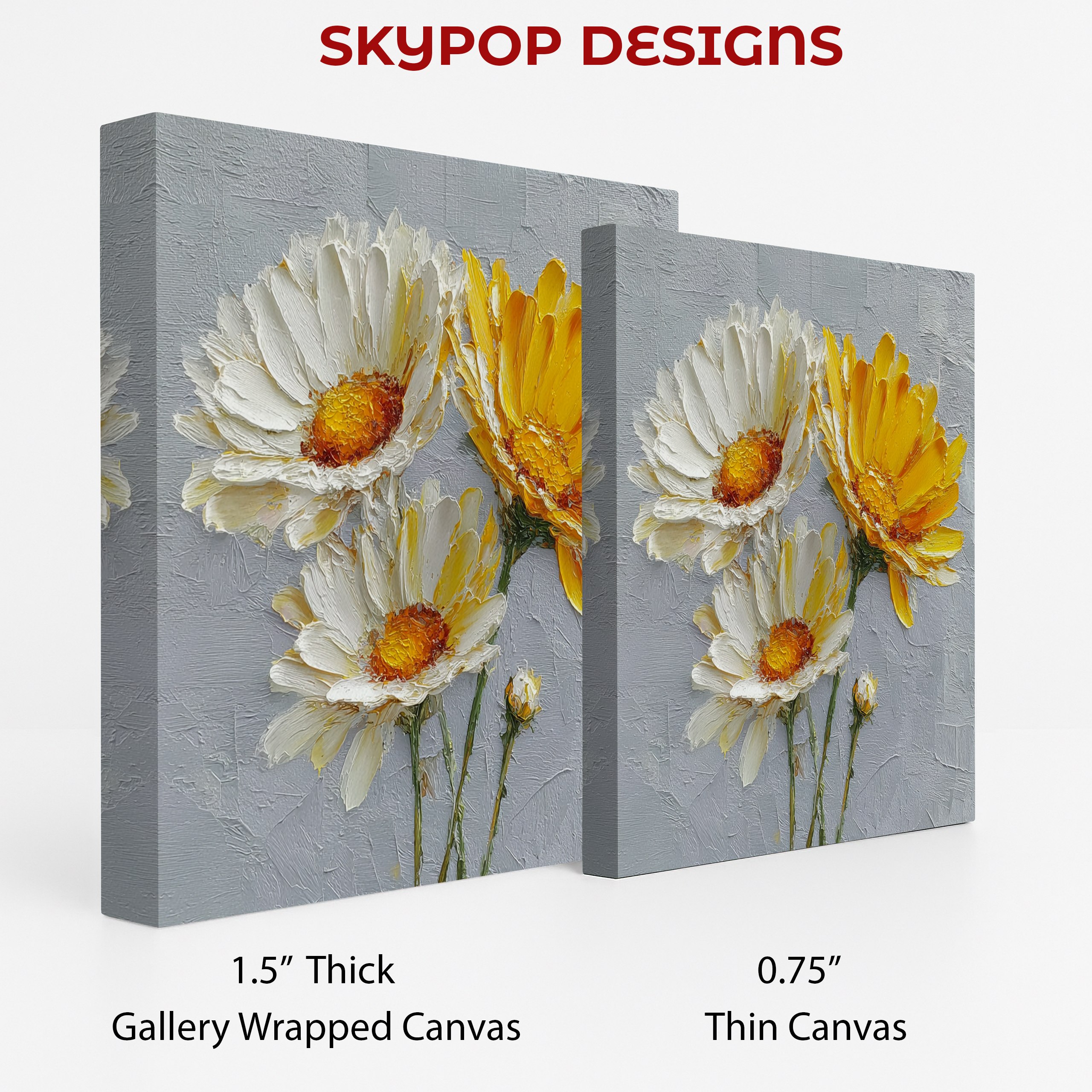 2.jpg Daisy and Sunflower Art