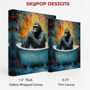 Gorilla Art Canvas or Poster