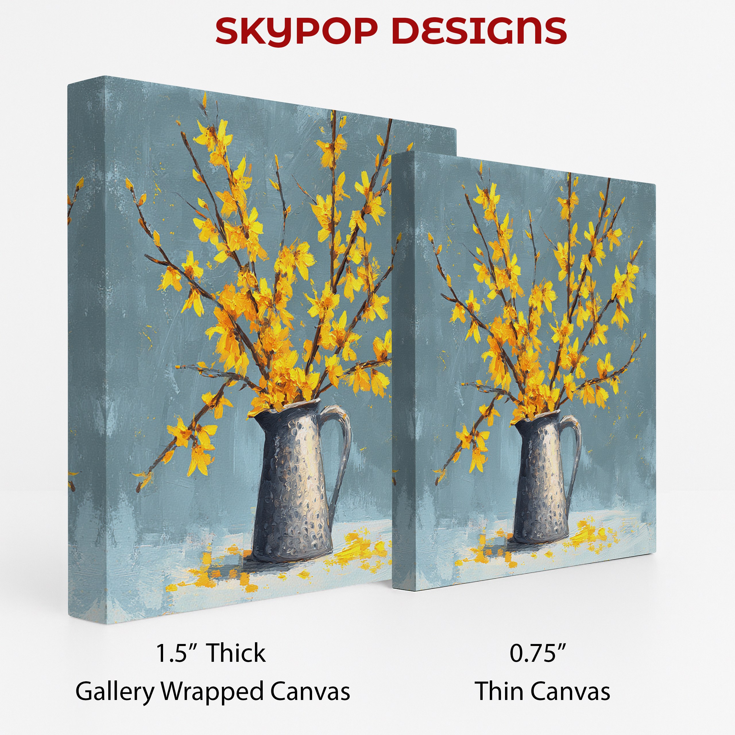 2.jpg Forsythia Pitcher Art