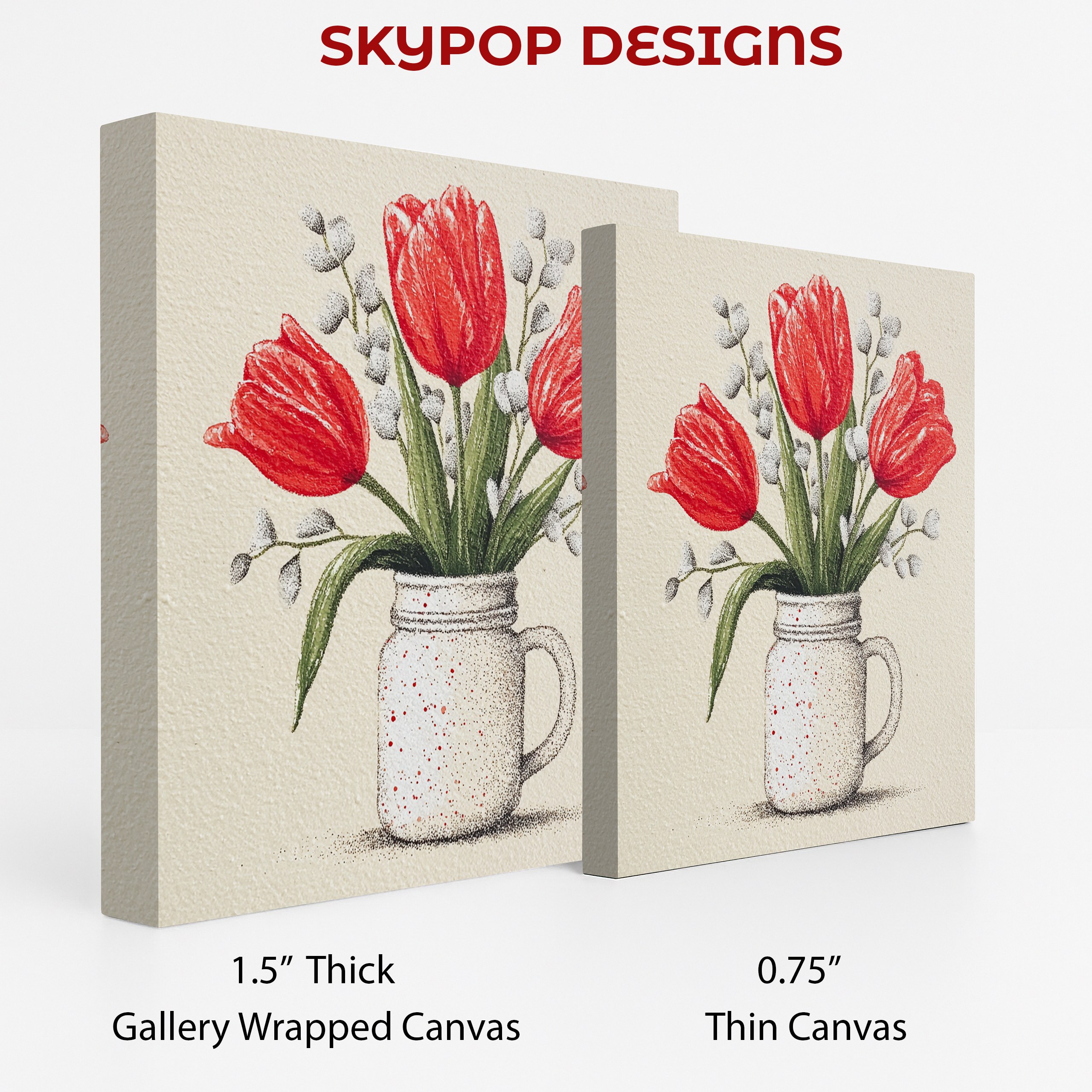 2.jpg Red Tulips Art