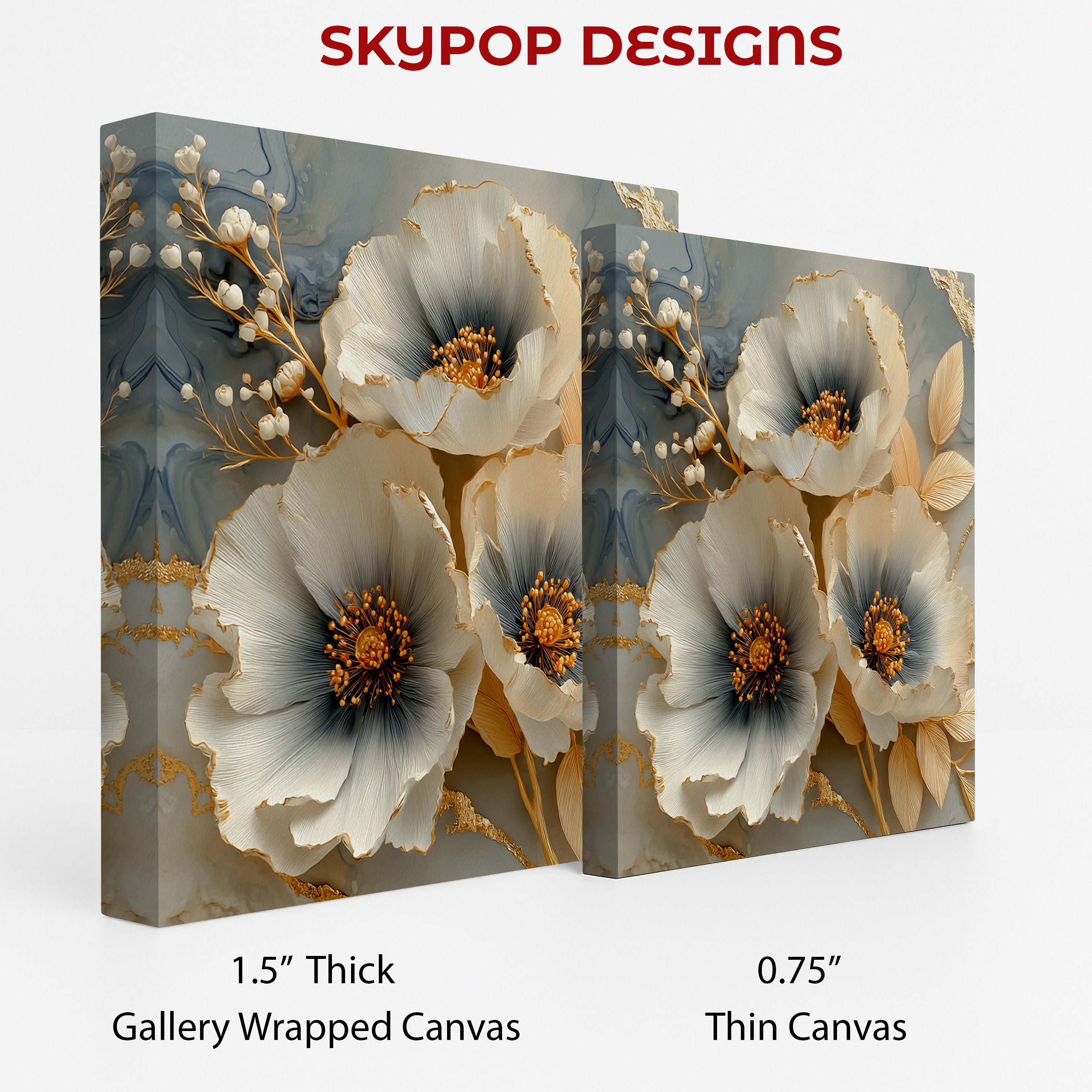 2.jpg Elegant Poppy Blooms Art