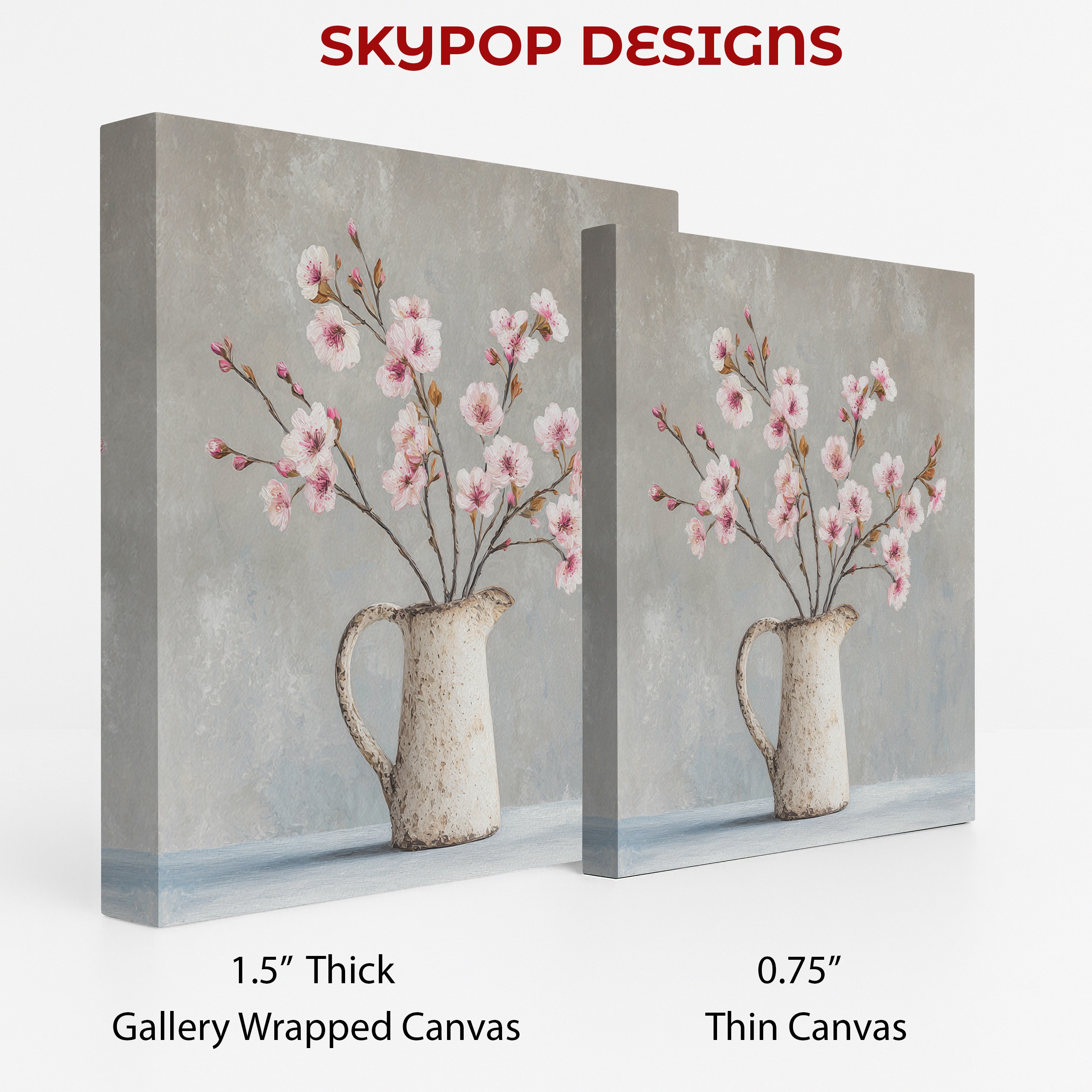 2.jpg Cherry Blossom Pitcher Art