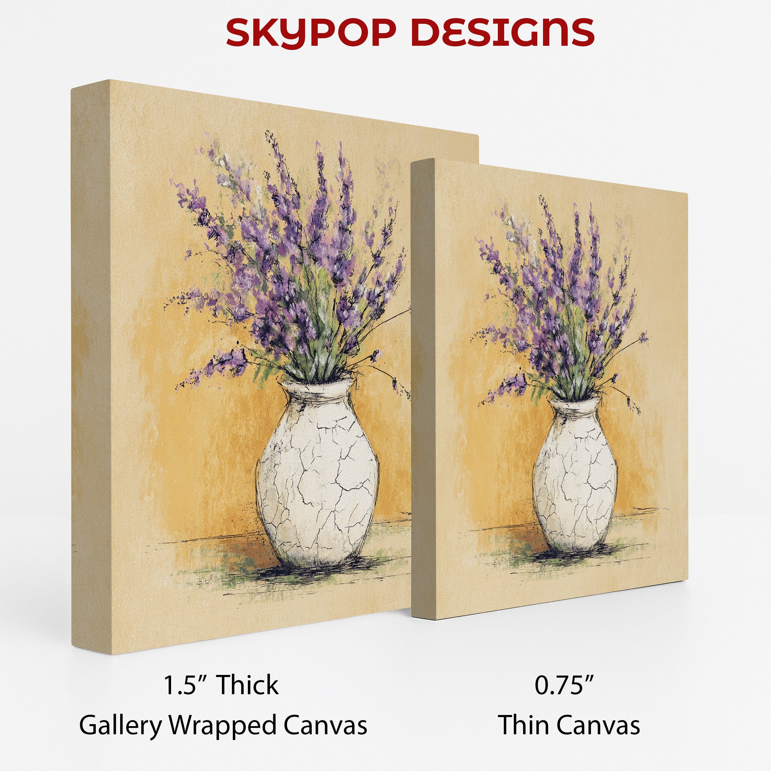 2.jpg Lavender Vase Art