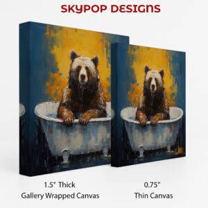 Bear Bathtub Art