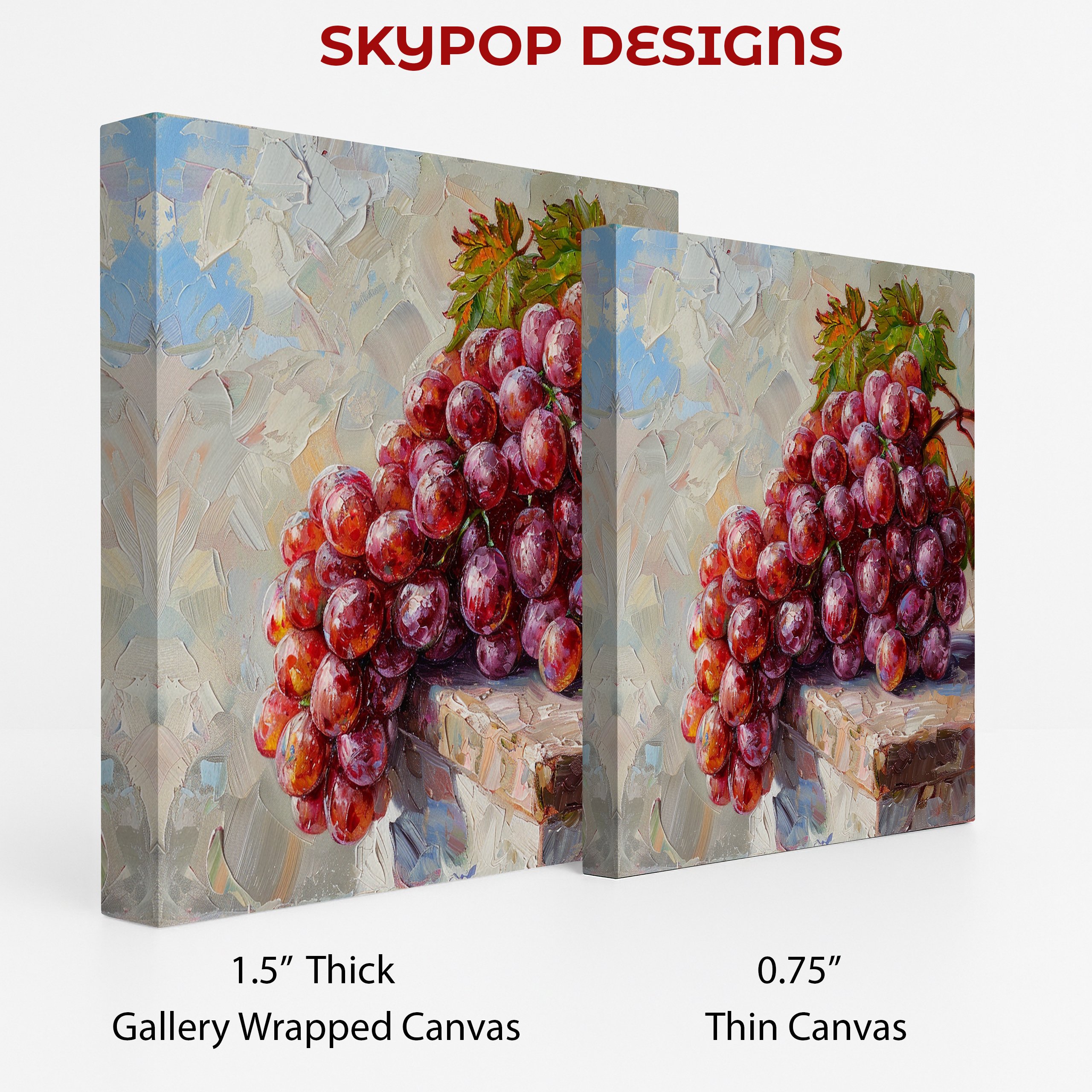 2.jpg Red Grape Bunch Art