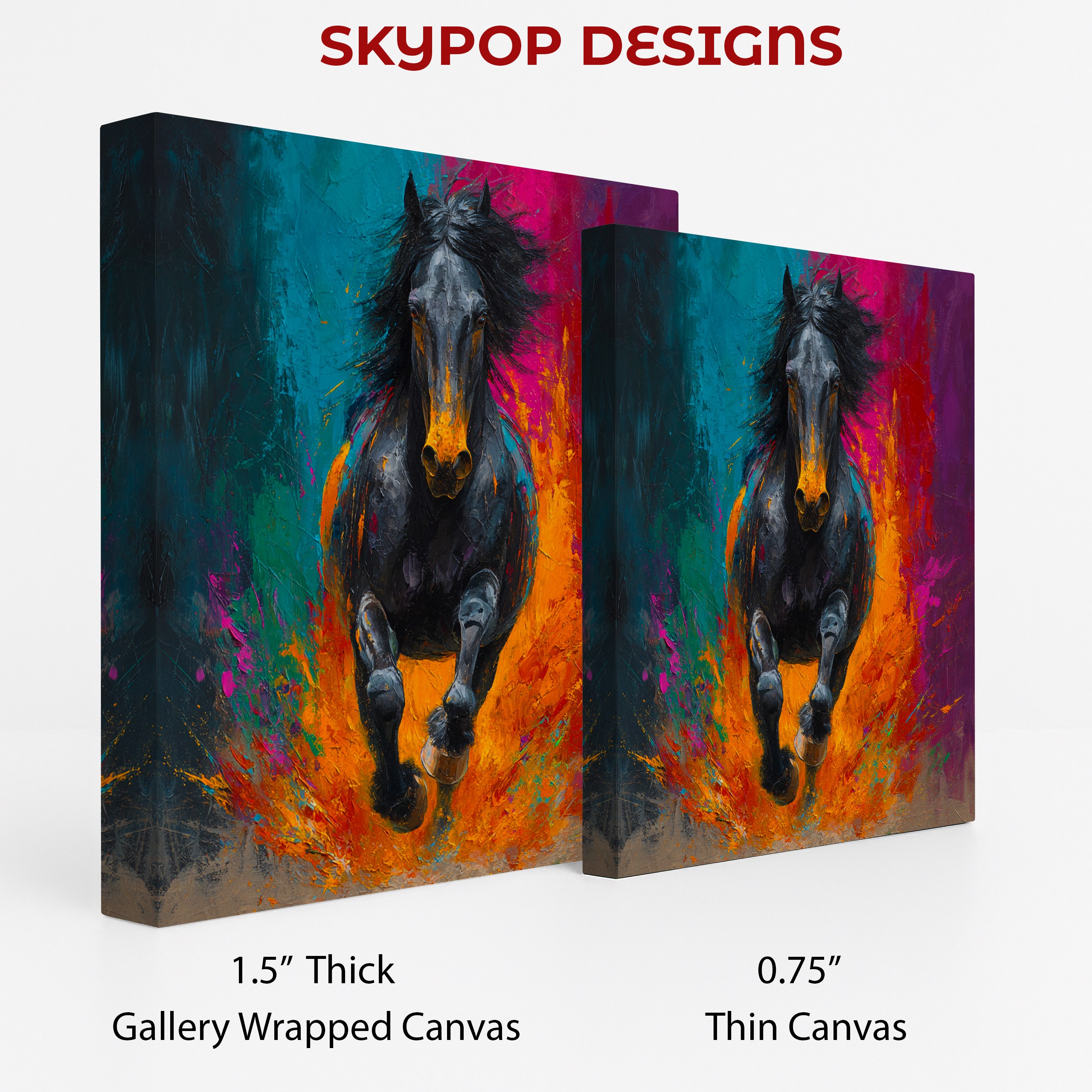 2.jpg Colorful Horse Art