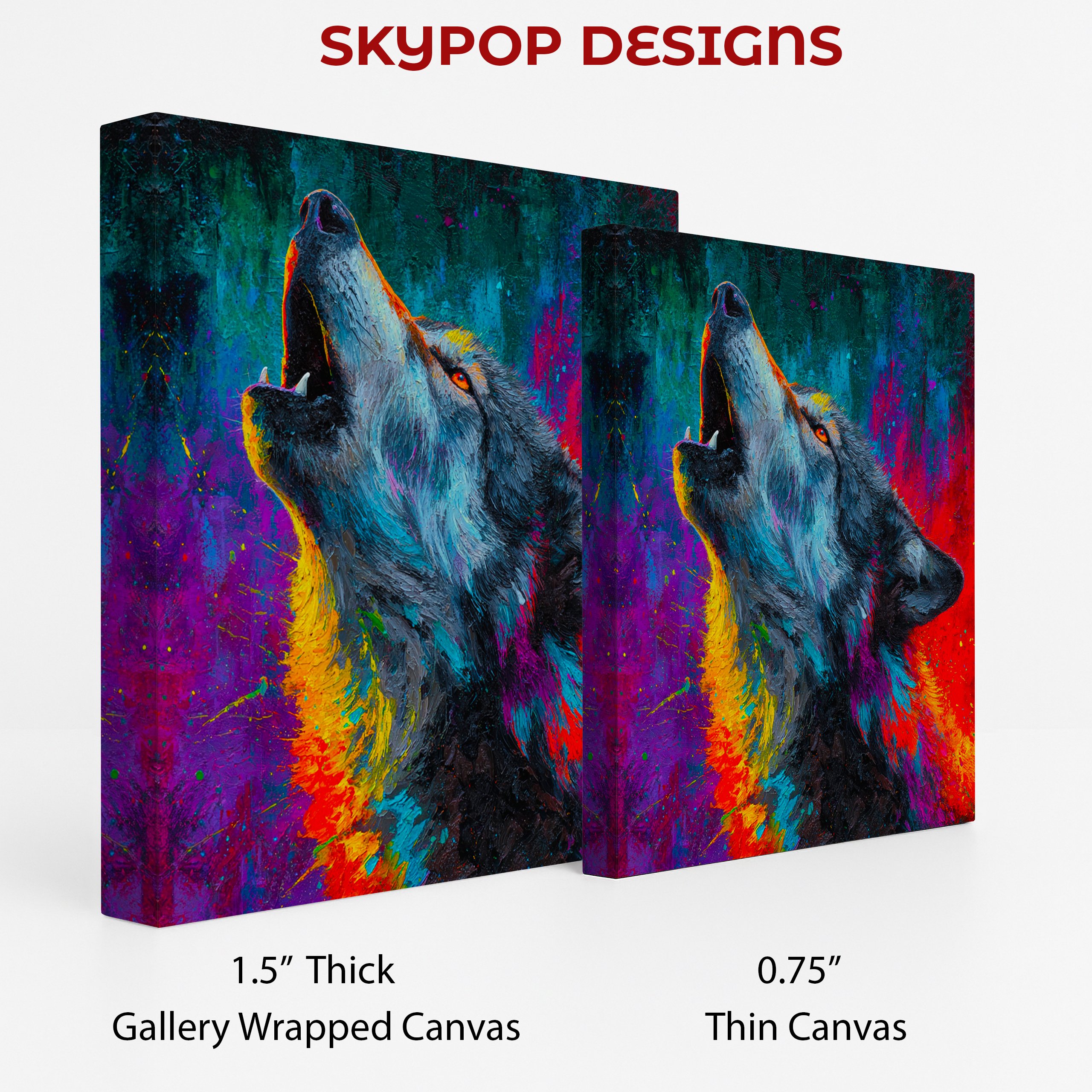 2.jpg Colorful Wolf Art