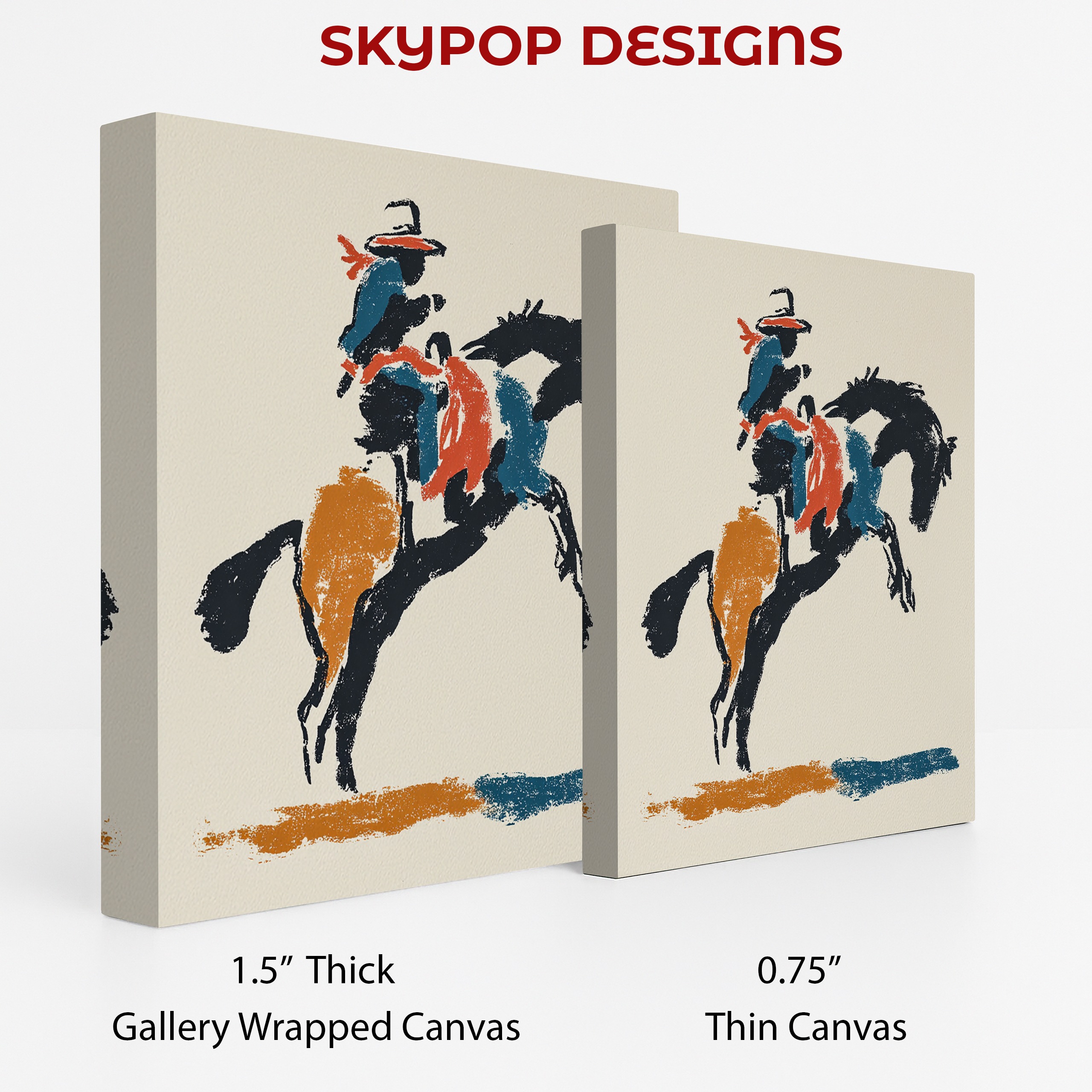 2.jpg Cowboy Horse Rider Art
