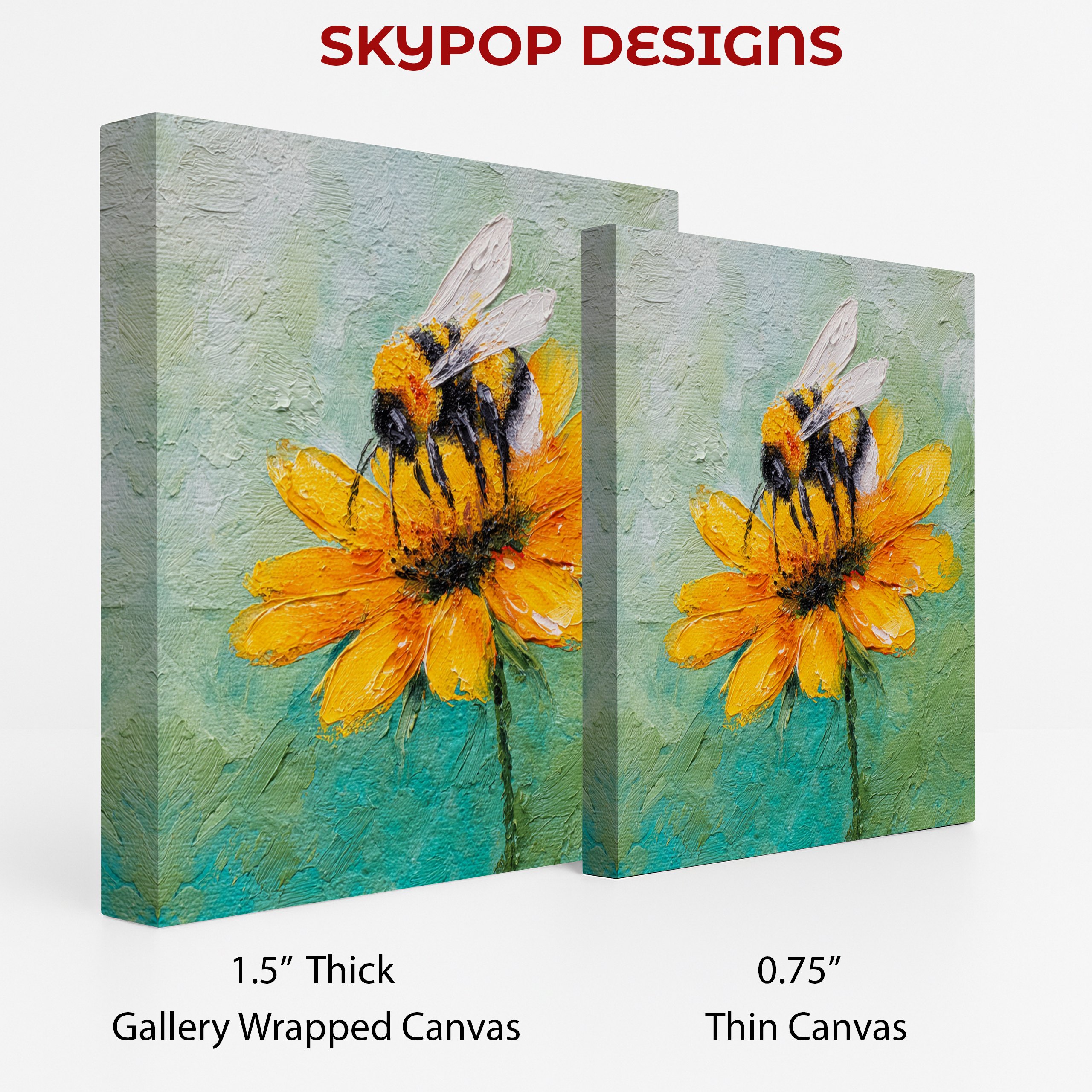 2.jpg Bee Sunflower Art