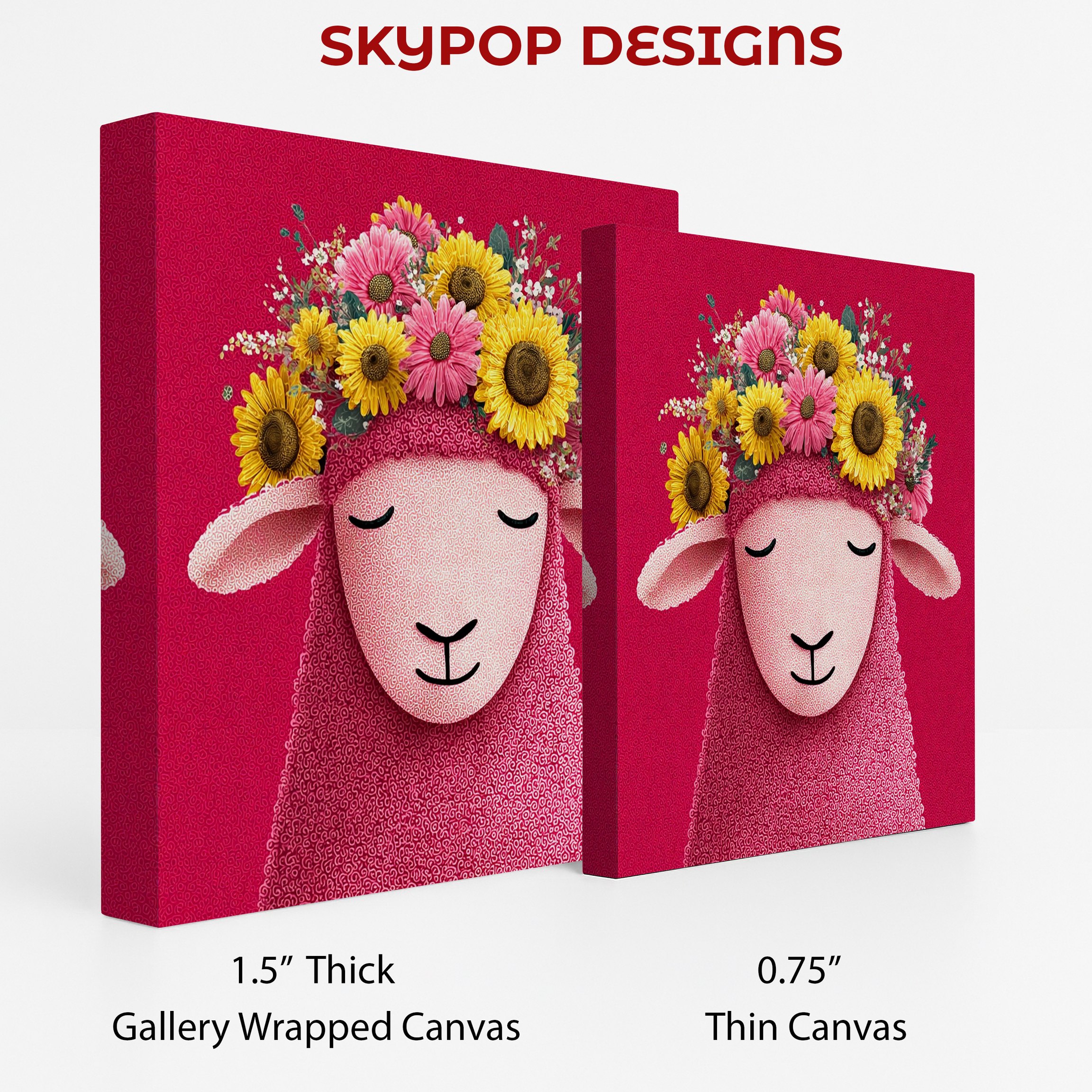 2.jpg Sheep Floral Art