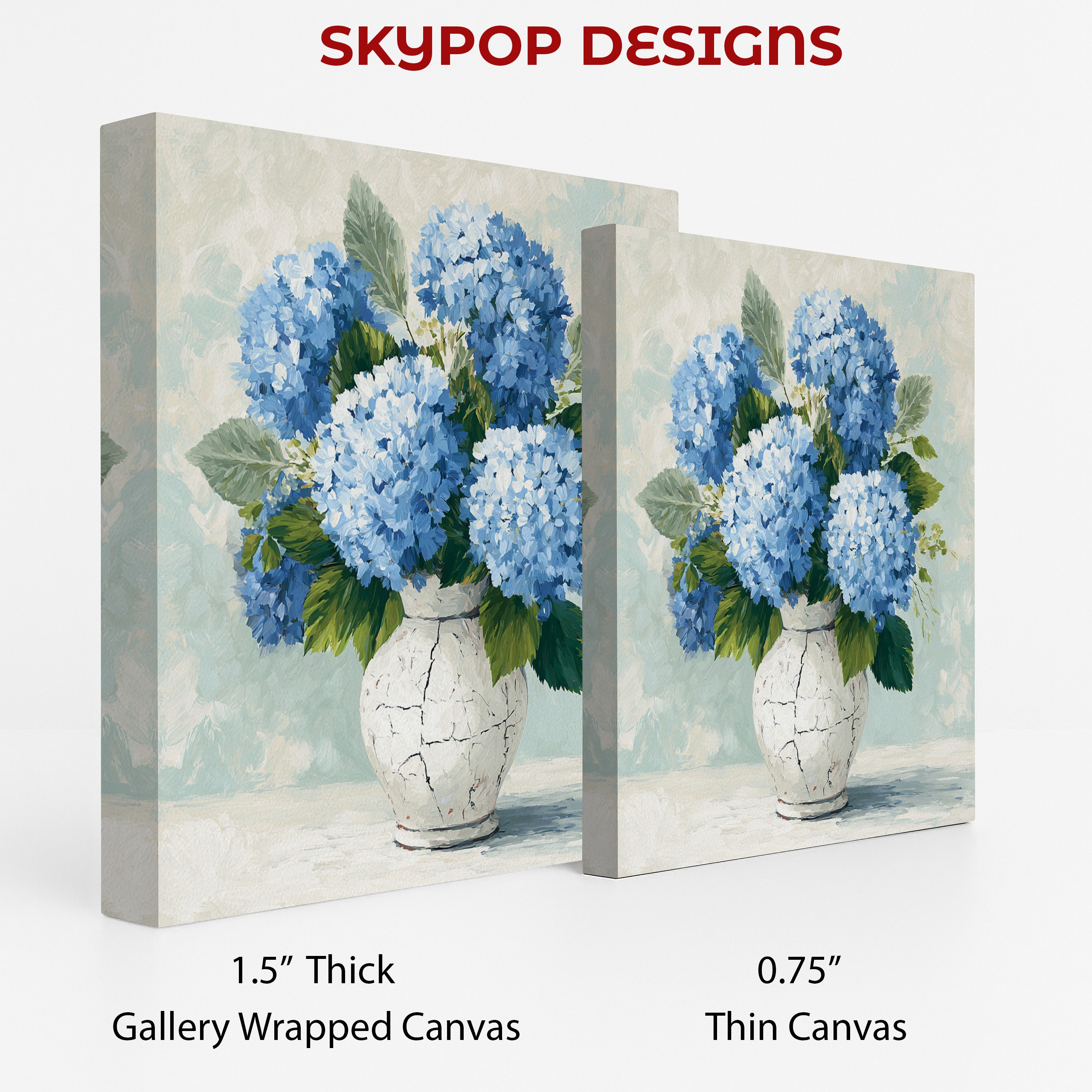 2.jpg Blue Hydrangea Art