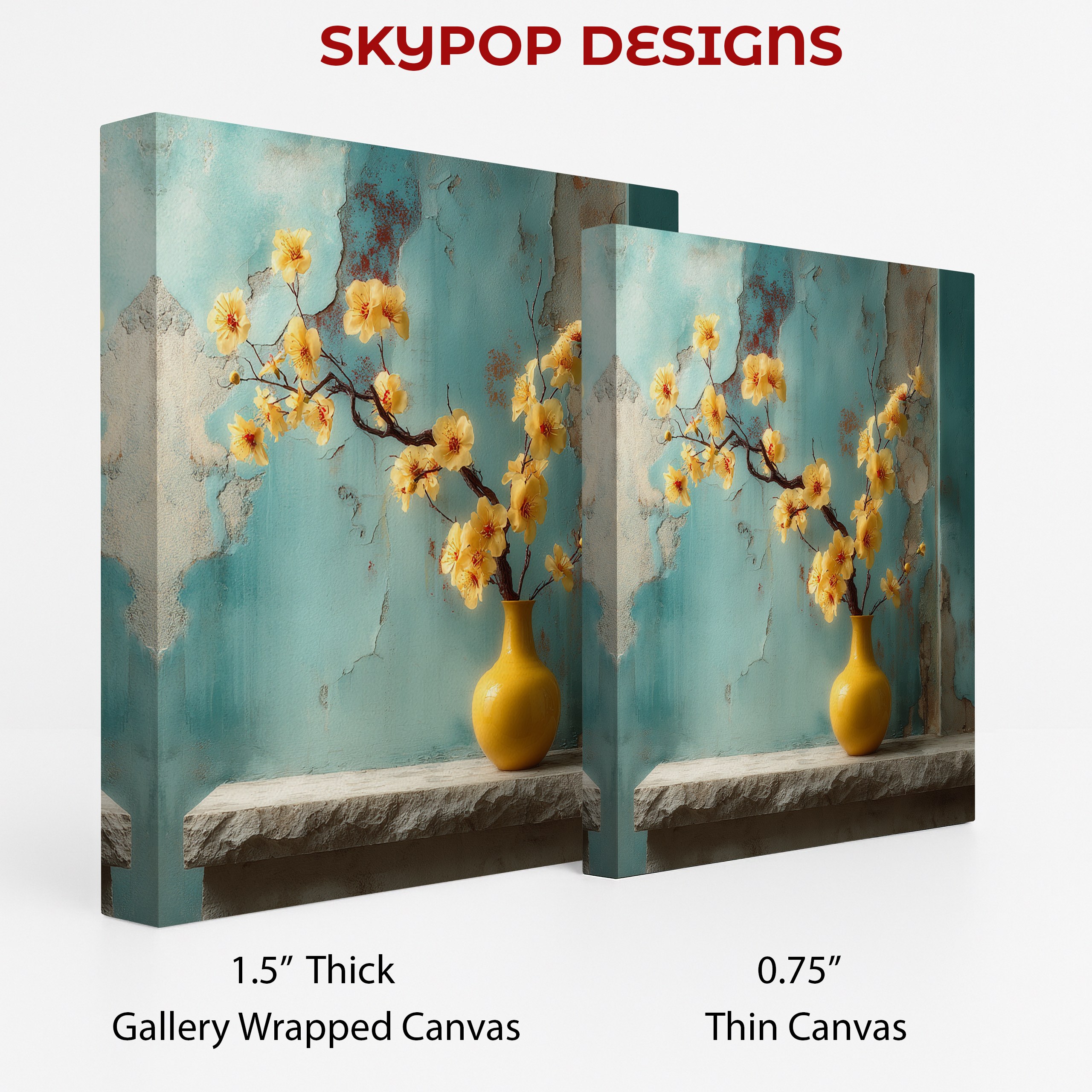 2.jpg Yellow Blossom Branch Art